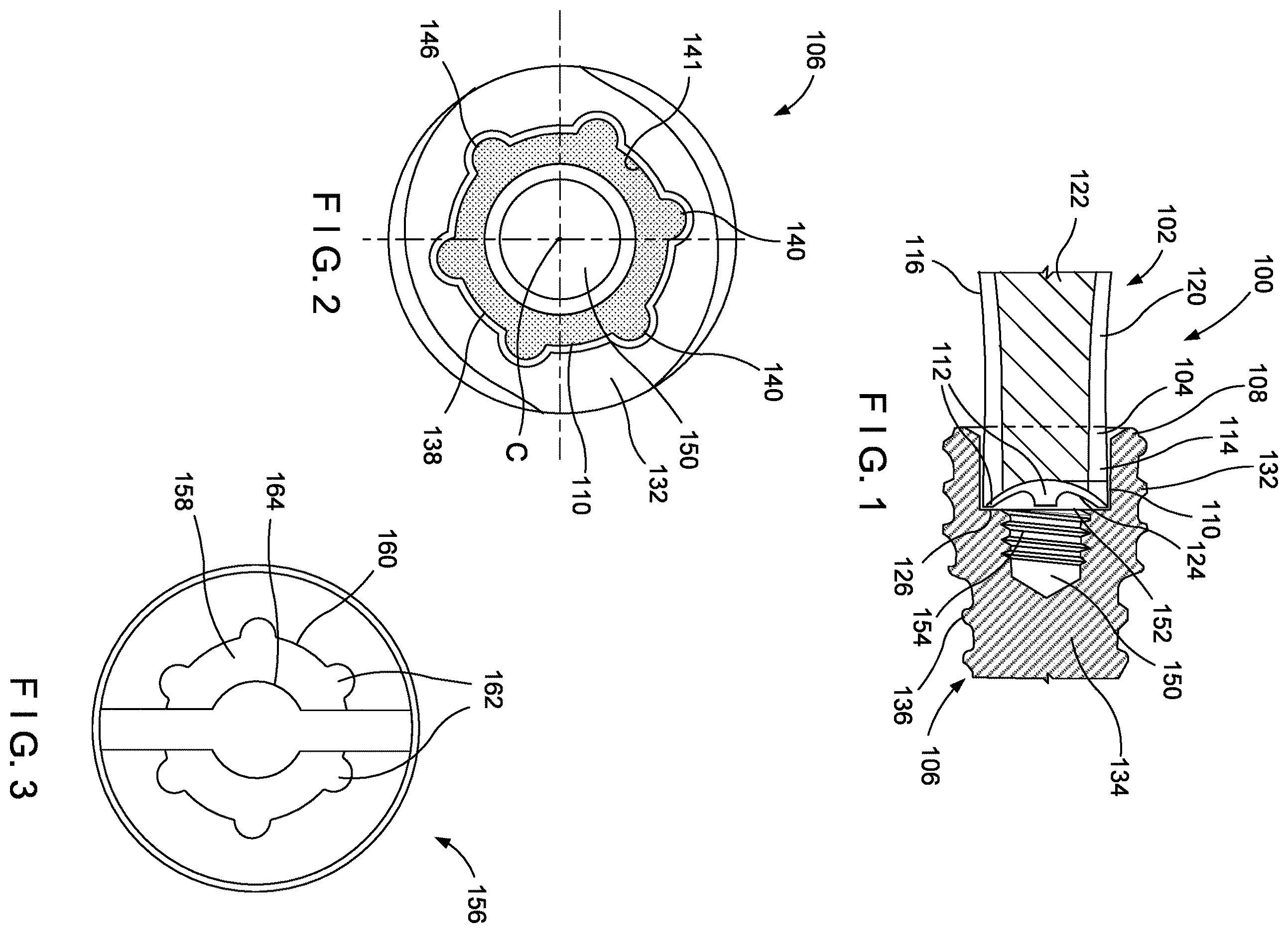 Patent US12611242 Figure 1 – Screw extraction shaft