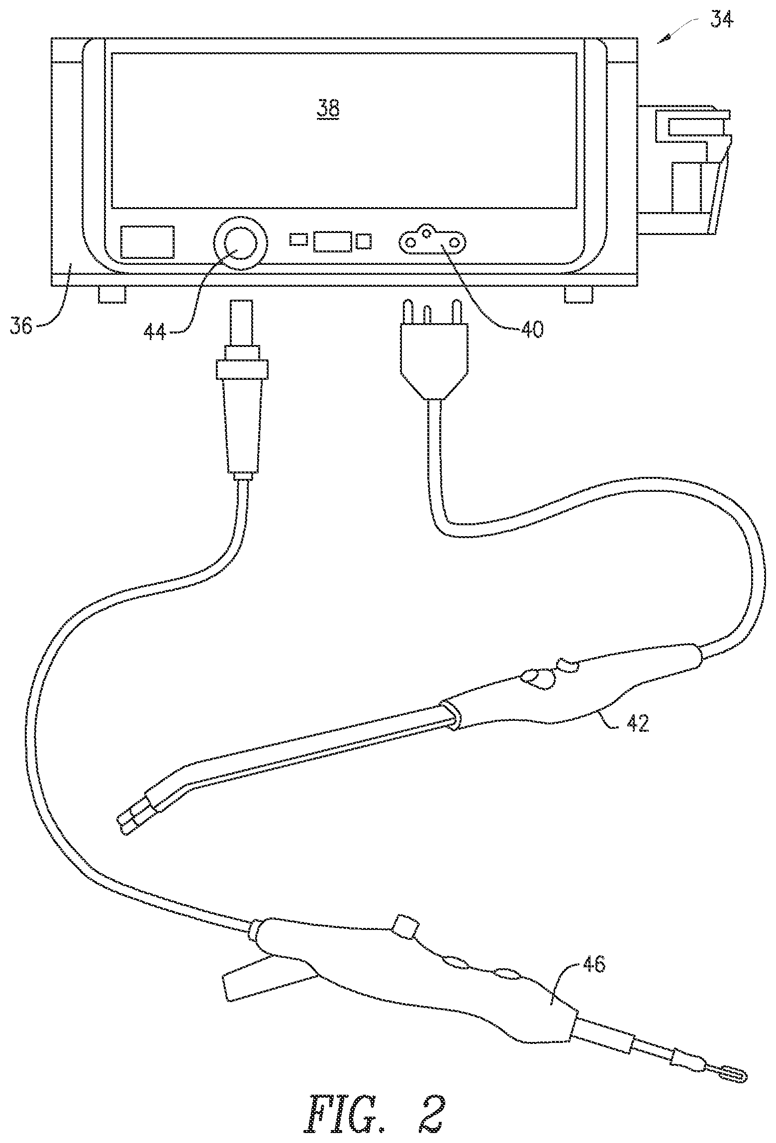 Patent US12611243 Figure 2 – Power monitoring circuitry and method for reducing leakage current in RF generators