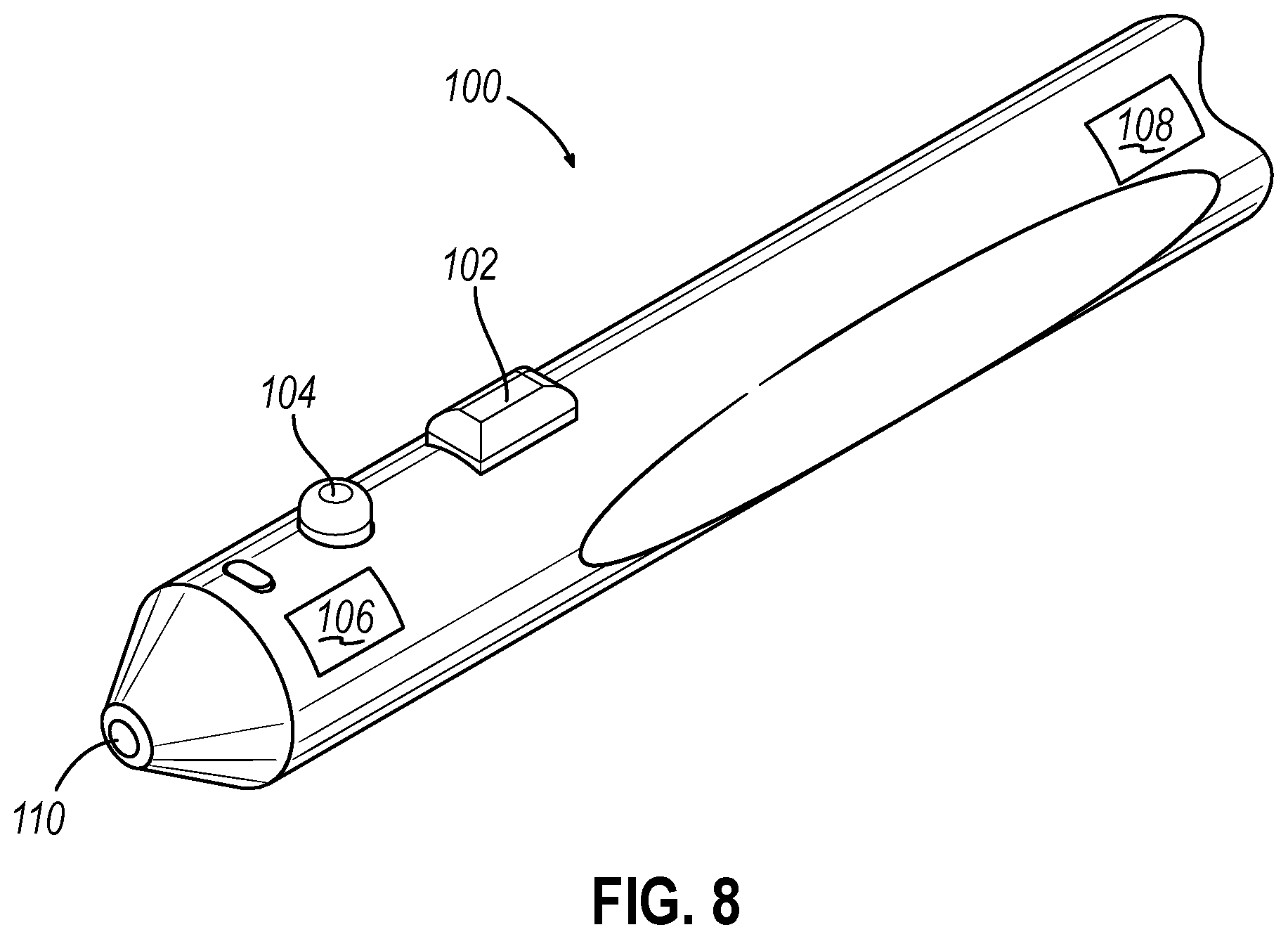 Patent US12611258 Figure 8 – Registration probe for enhanced information capture