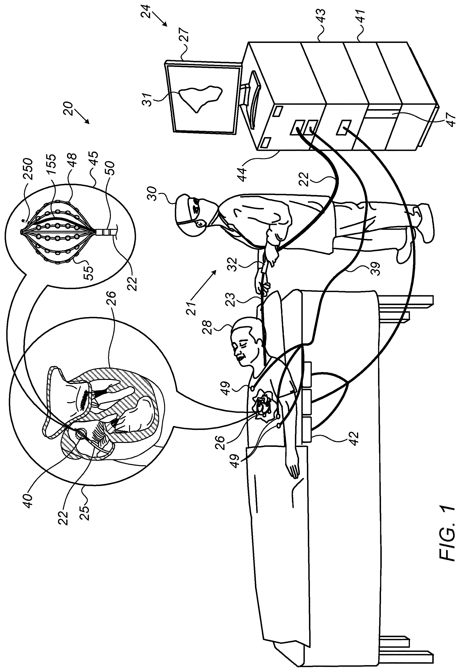 Patent US12611260 Figure 1 – Multi-arm catheter with improved magnetic location tracking