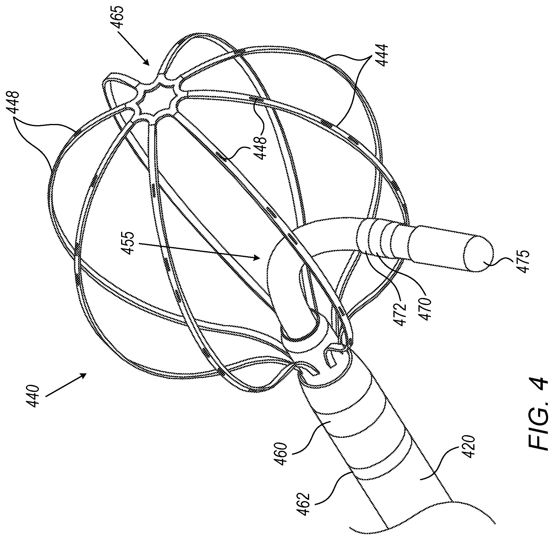 Patent US12611260 Figure 3 – Multi-arm catheter with improved magnetic location tracking