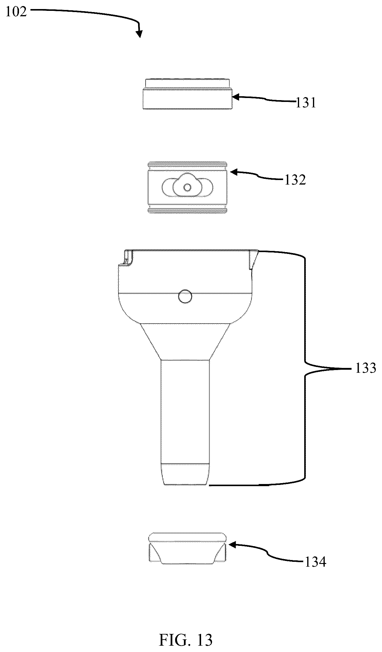 Patent US12611262 Figure 16 – Camera assembly comprising a camera support tube having a distal end and a proximal end