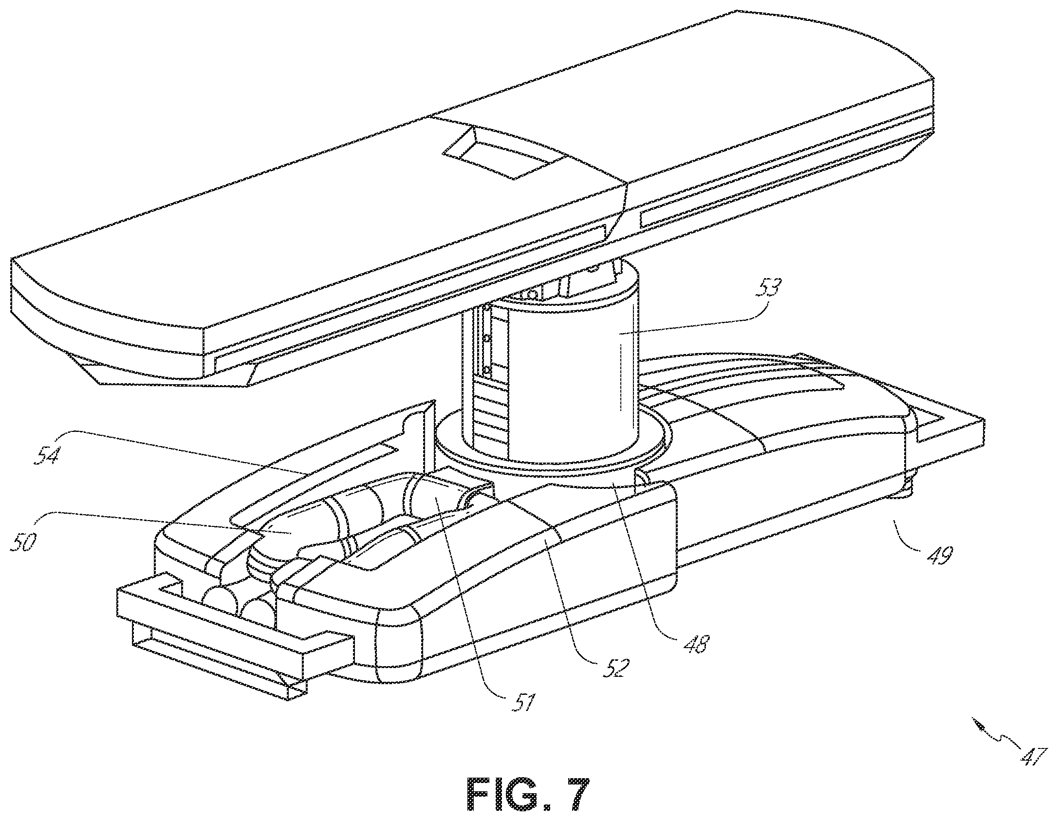Patent US12611268 Figure 7 – Brake release for surgical robot