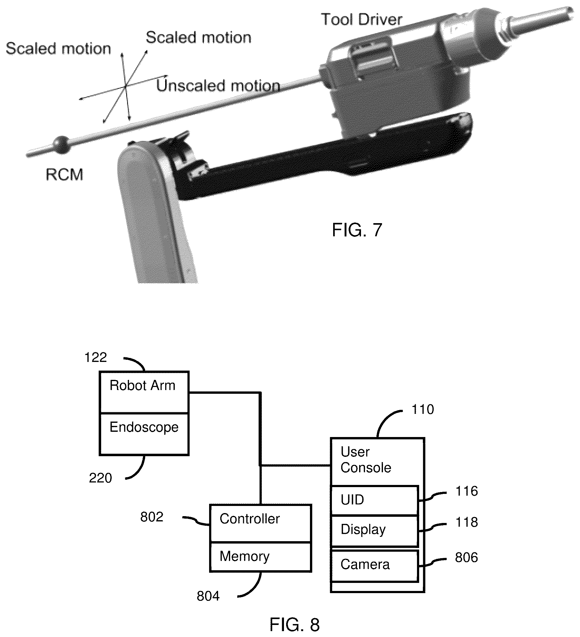Patent US12611270 Figure 5 – Control of an endoscope by a surgical robot