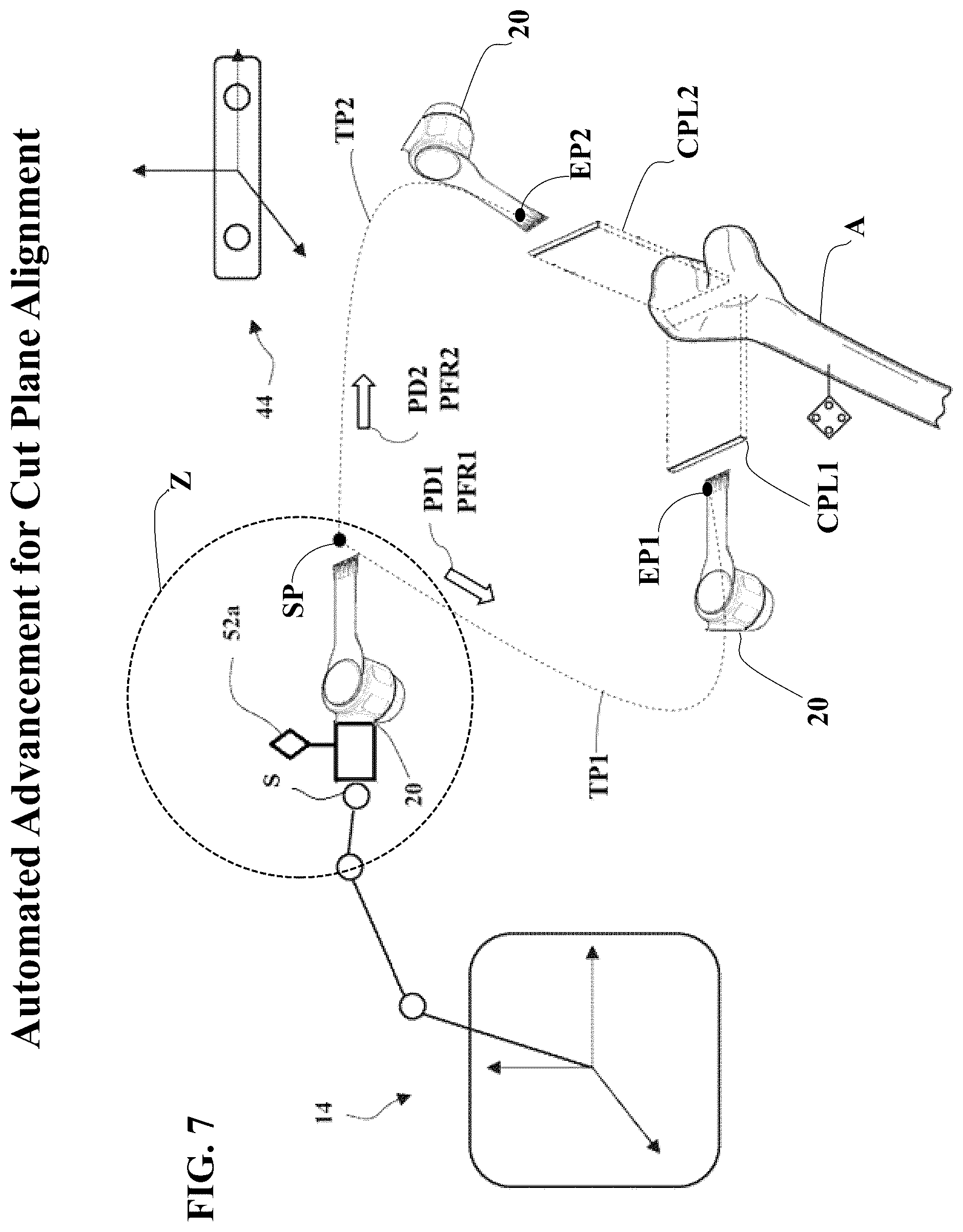 Patent US12611274 Figure 6 – Robotic surgical systems and methods for guiding a tool along a path using hybrid automated/manual control