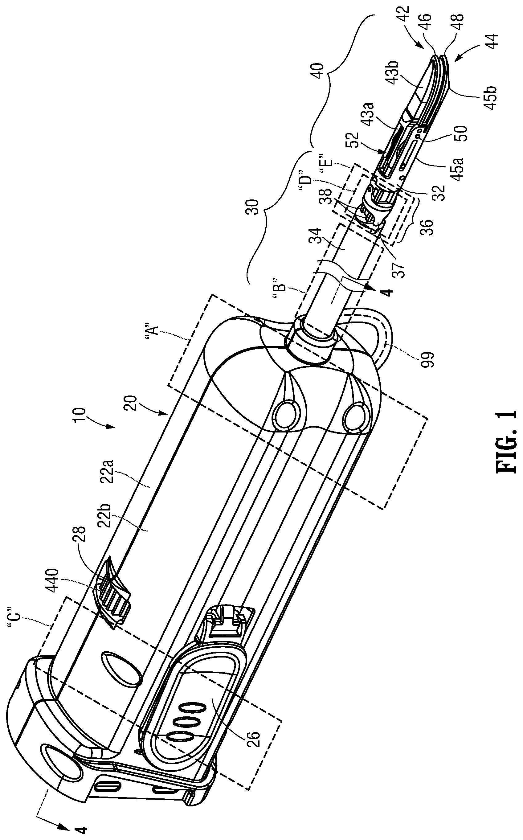 Patent US12611275 — Manual end effector activation for robotic surgical systems — Figure 1