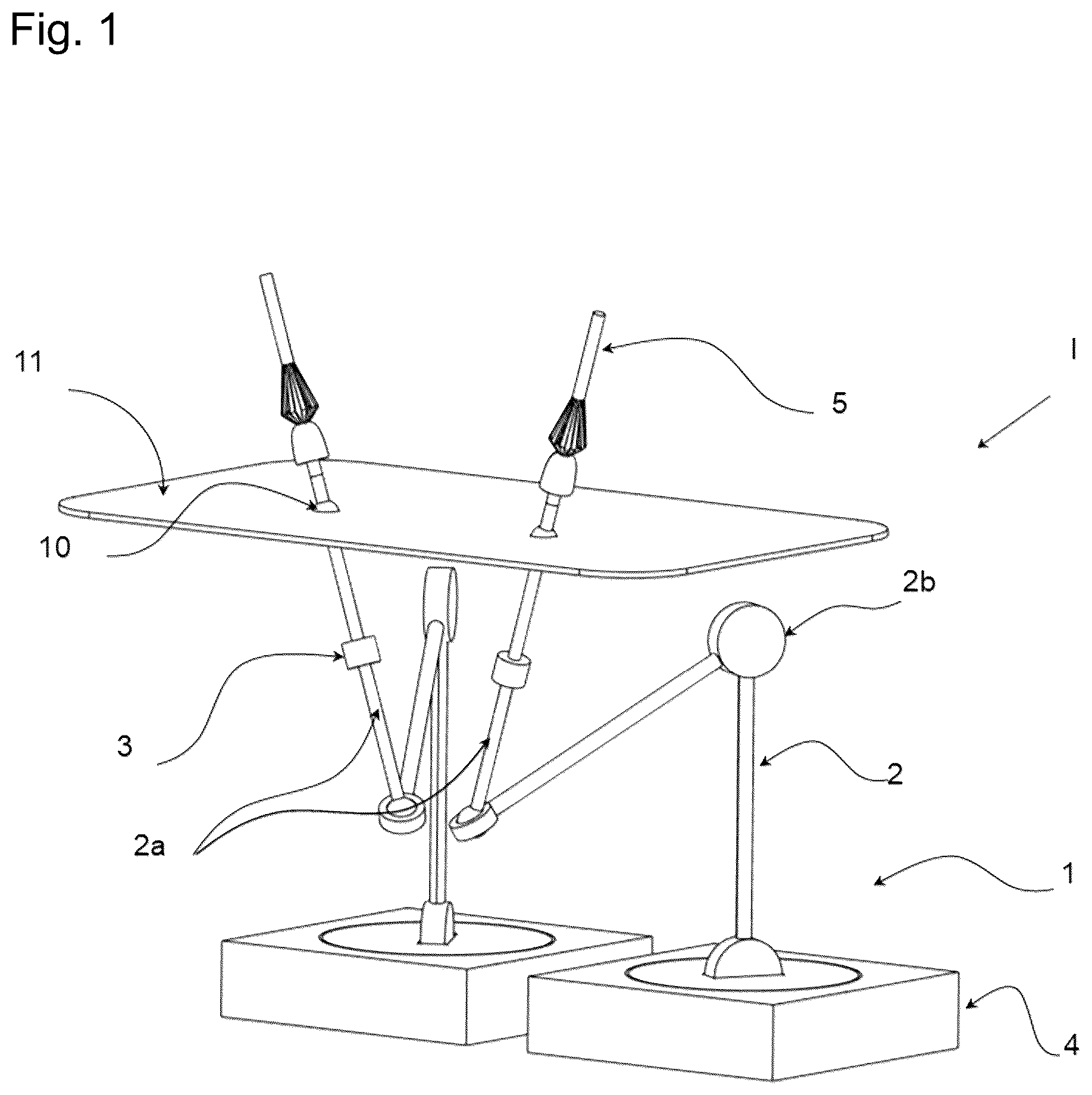 Patent US12611276 Figure 1 – Control interface and robotic system comprising such a control interface
