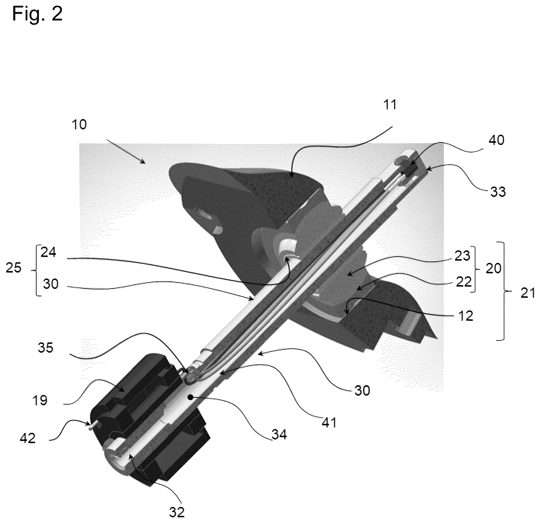 Patent US12611276 Figure 2 – Control interface and robotic system comprising such a control interface