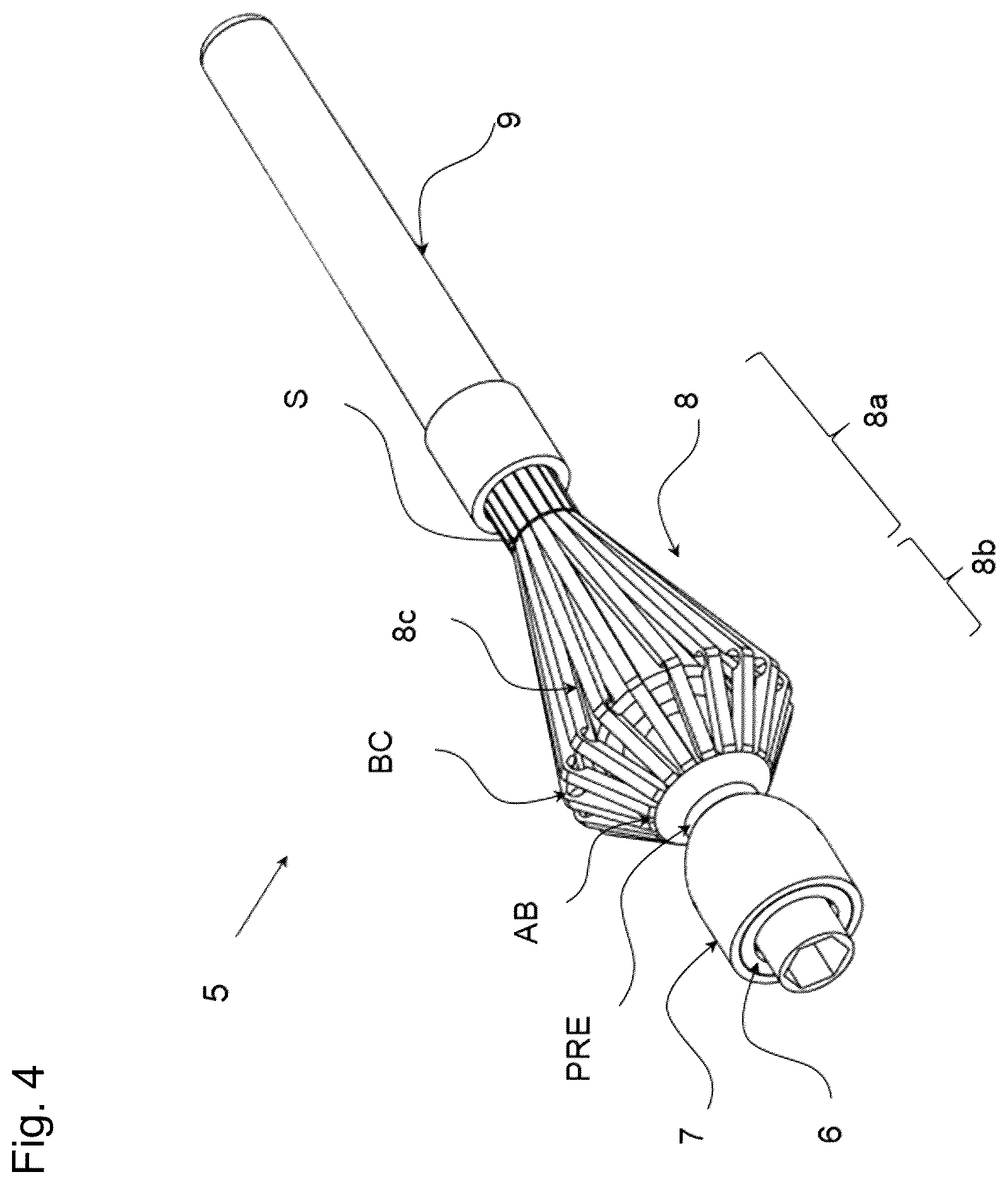 Patent US12611276 Figure 4 – Control interface and robotic system comprising such a control interface