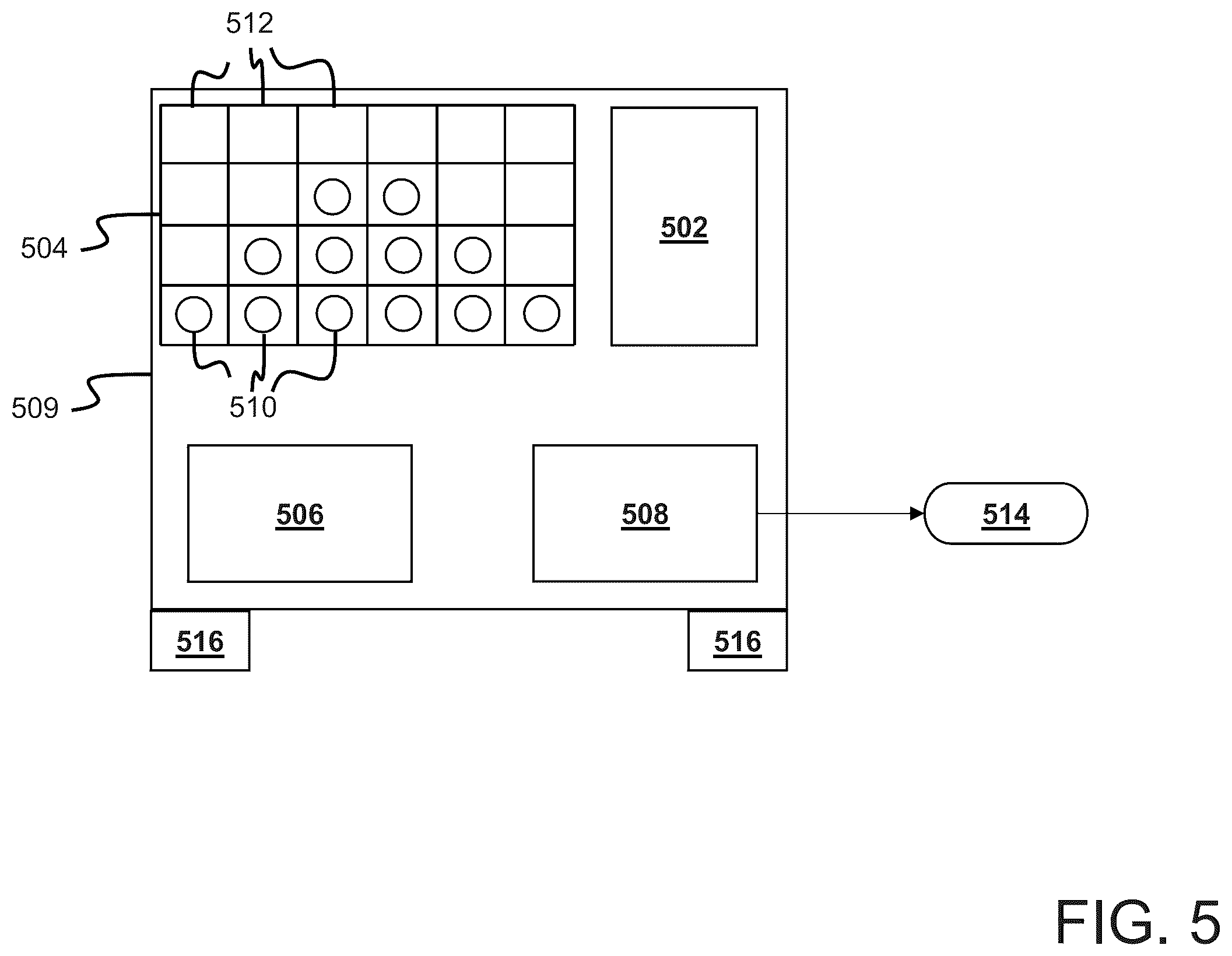 Patent US12611280 Figure 5 – System, method, and computer program product for customized medical kit assembly and inventory management