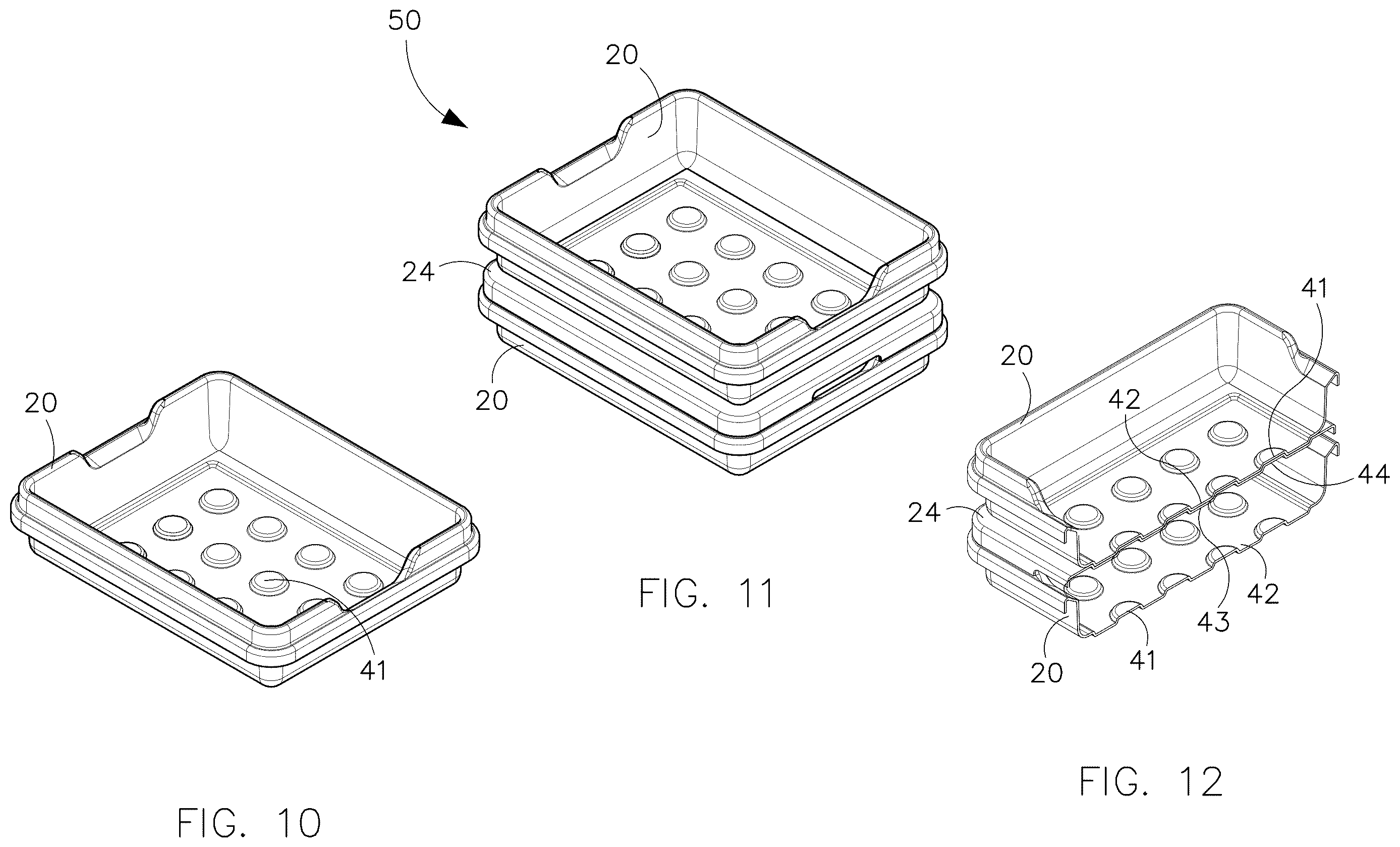 Patent US12611281 Figure 8 – Stackable endoscope storage tray and method of use