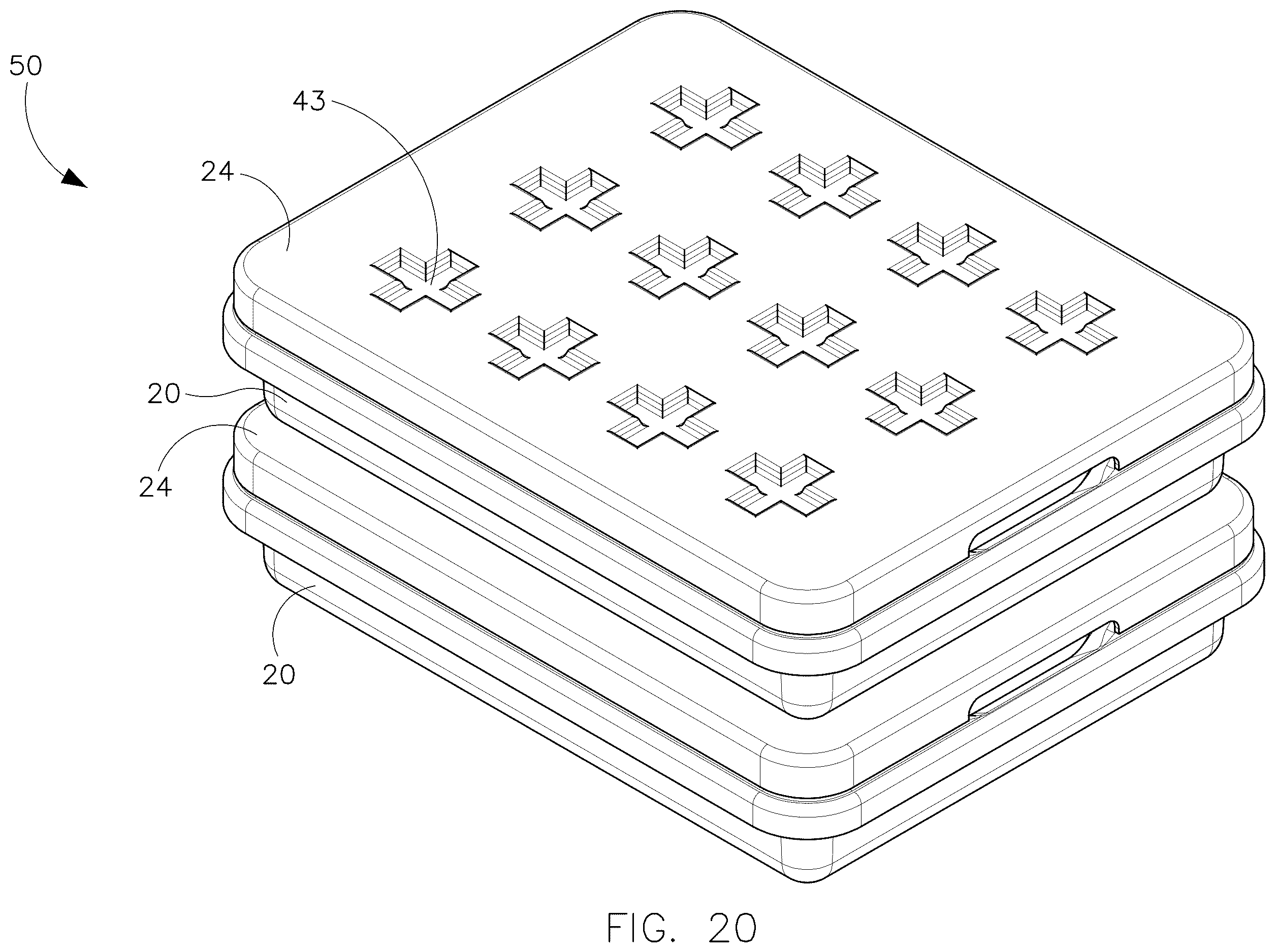 Patent US12611281 Figure 15 – Stackable endoscope storage tray and method of use