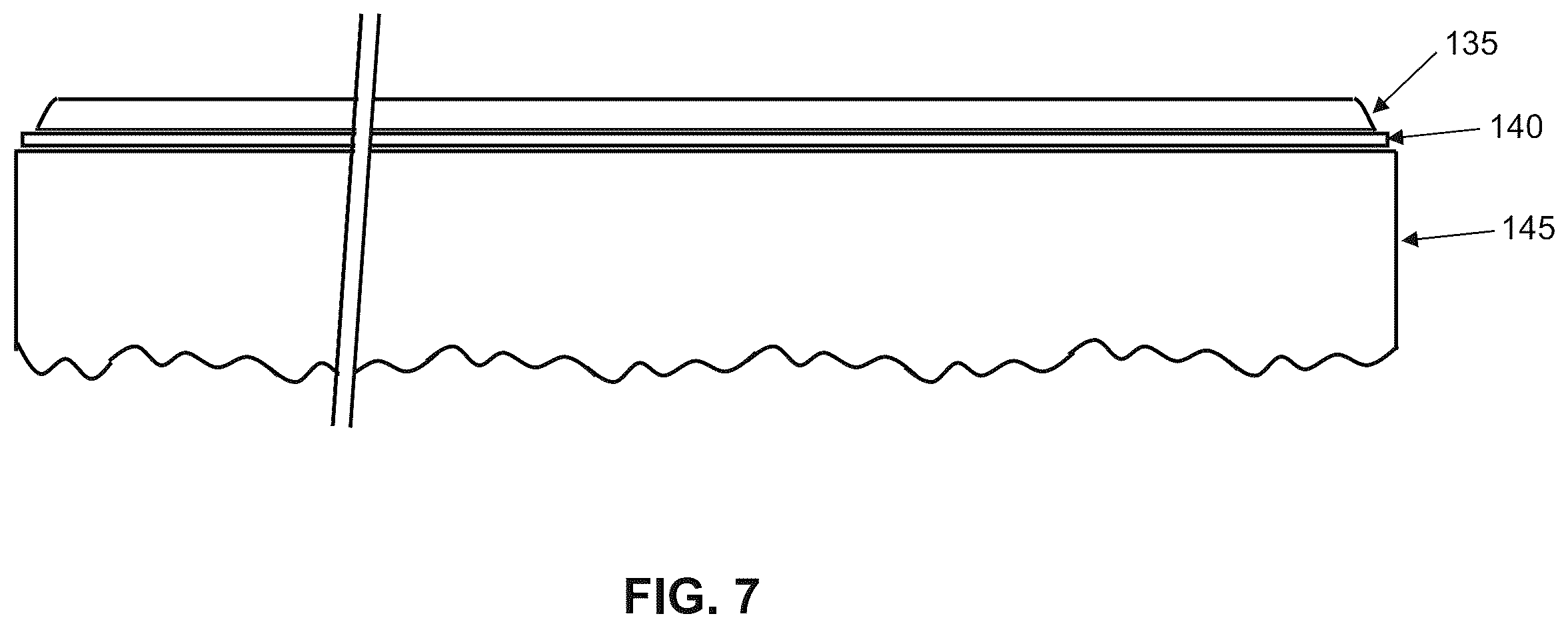 Patent US12611293 Figure 7 – Surgical mesh having ingrowth-preventing coating on one side thereof, and method for making the same