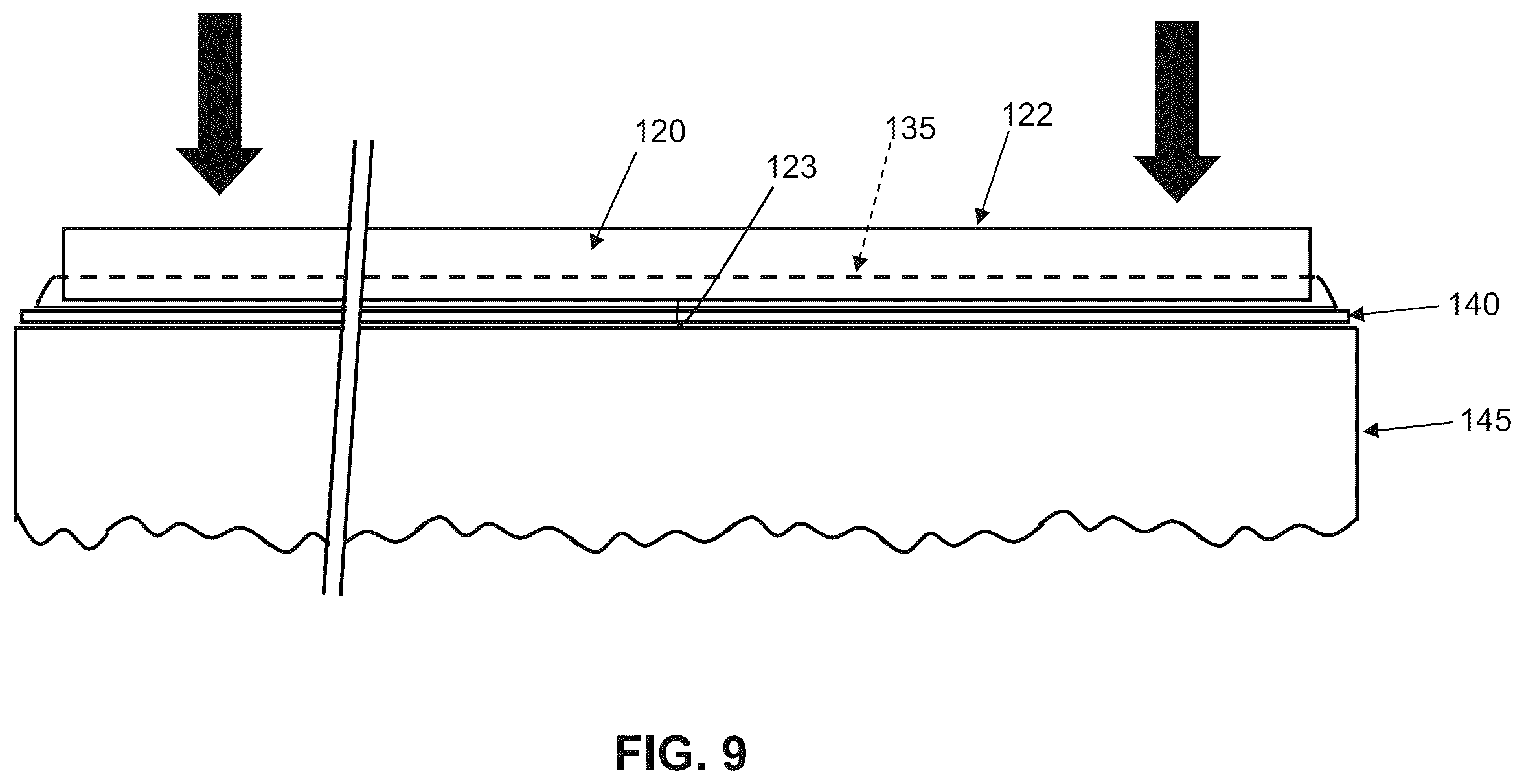 Patent US12611293 Figure 9 – Surgical mesh having ingrowth-preventing coating on one side thereof, and method for making the same