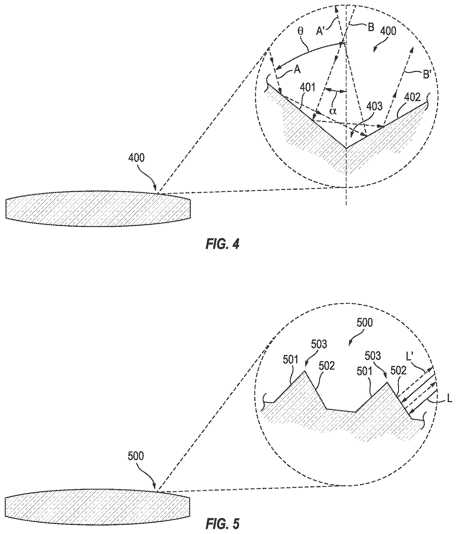 Patent US12611295 Figure 5 – Lenses with optical markings