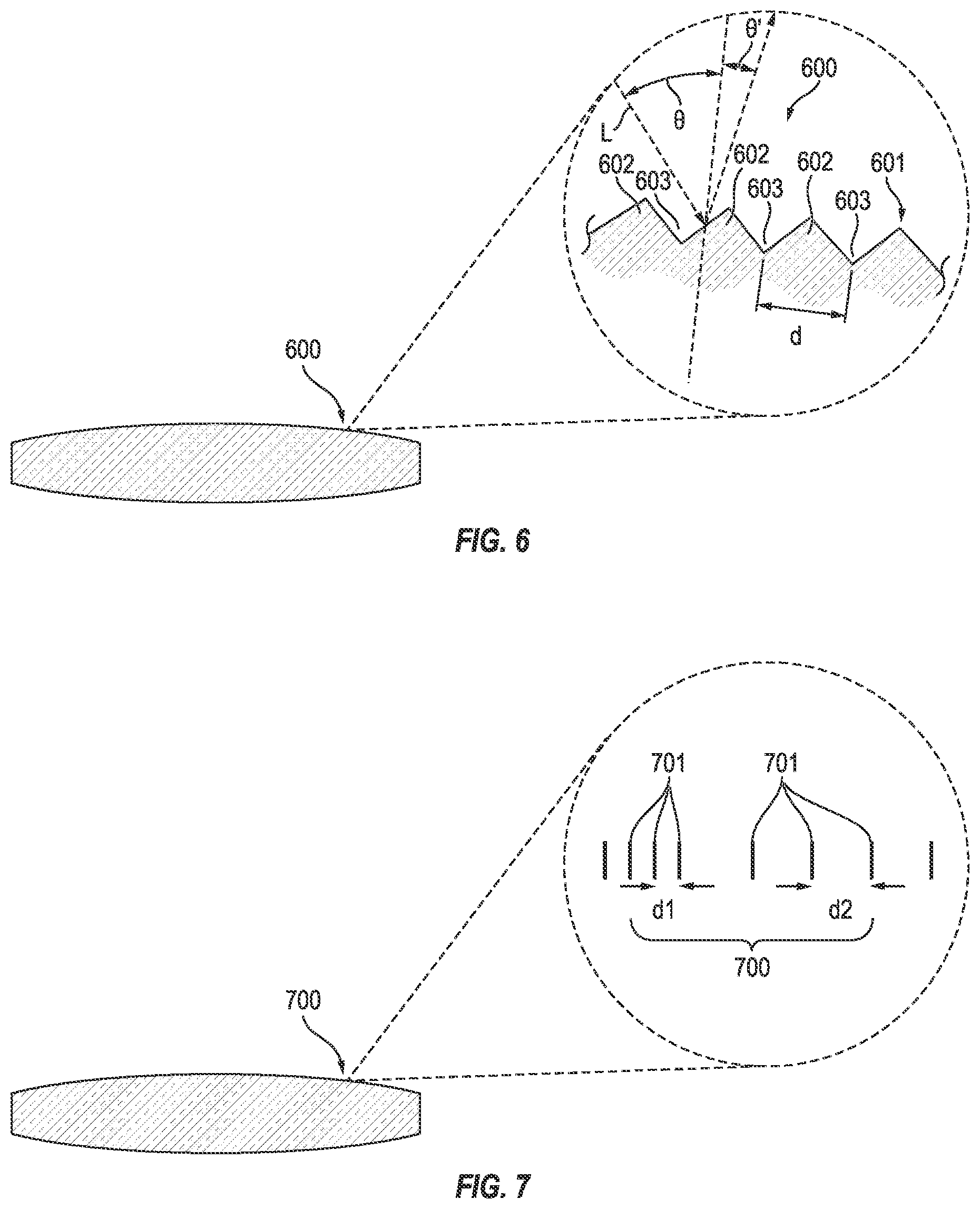 Patent US12611295 Figure 6 – Lenses with optical markings