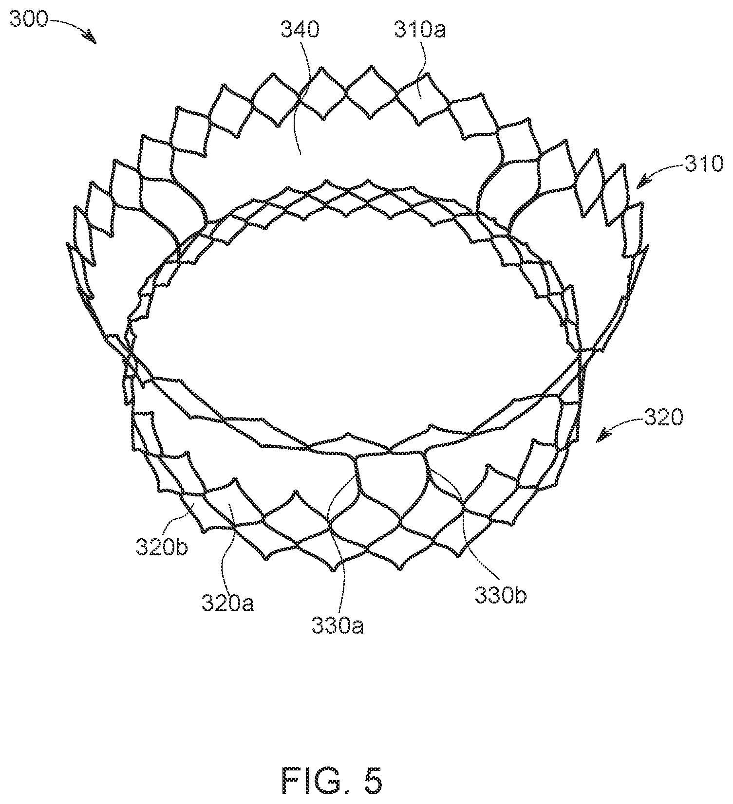 Patent US12611300 Figure 5 – Transcatheter prosthetic atrioventricular valve