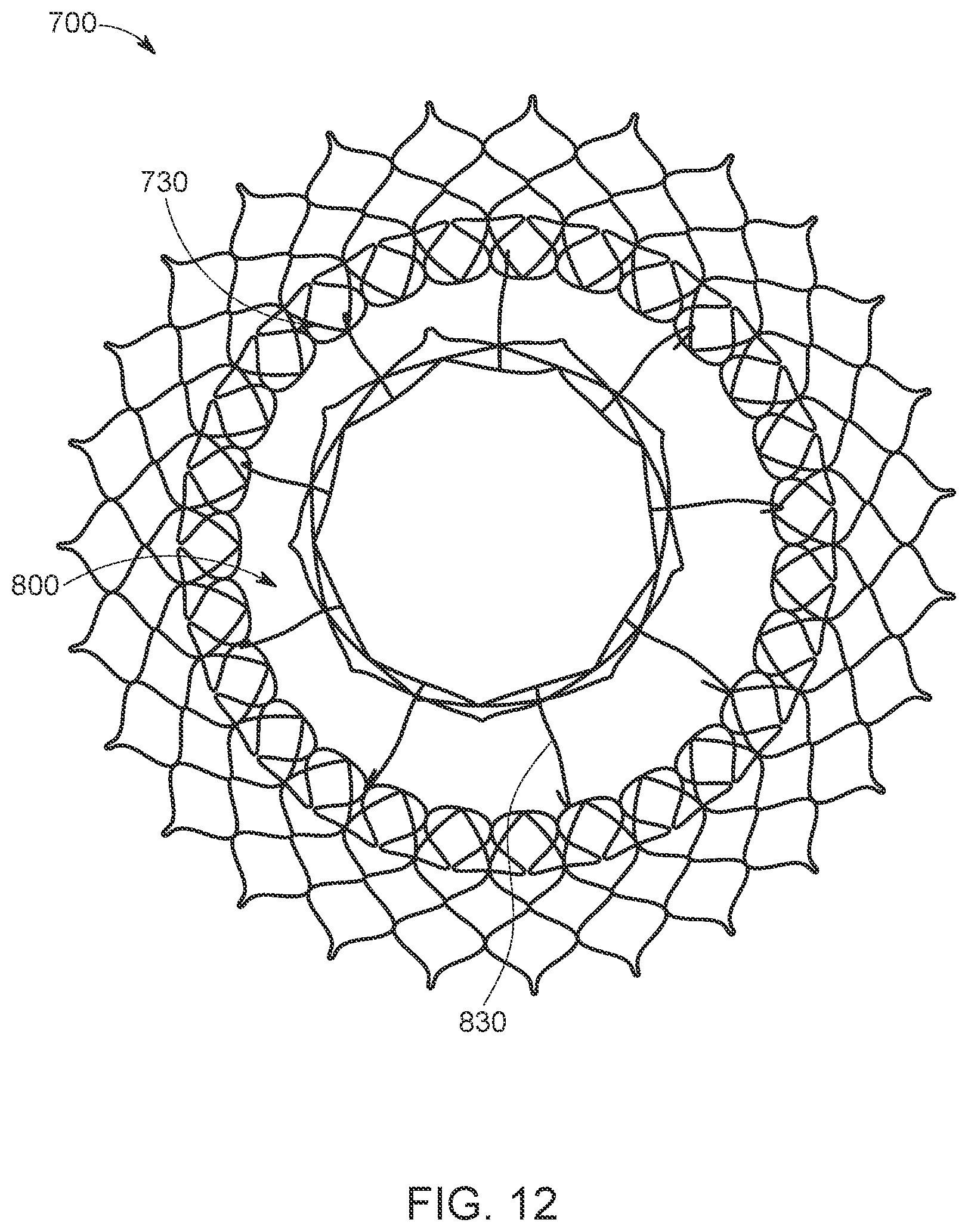 Patent US12611300 Figure 12 – Transcatheter prosthetic atrioventricular valve