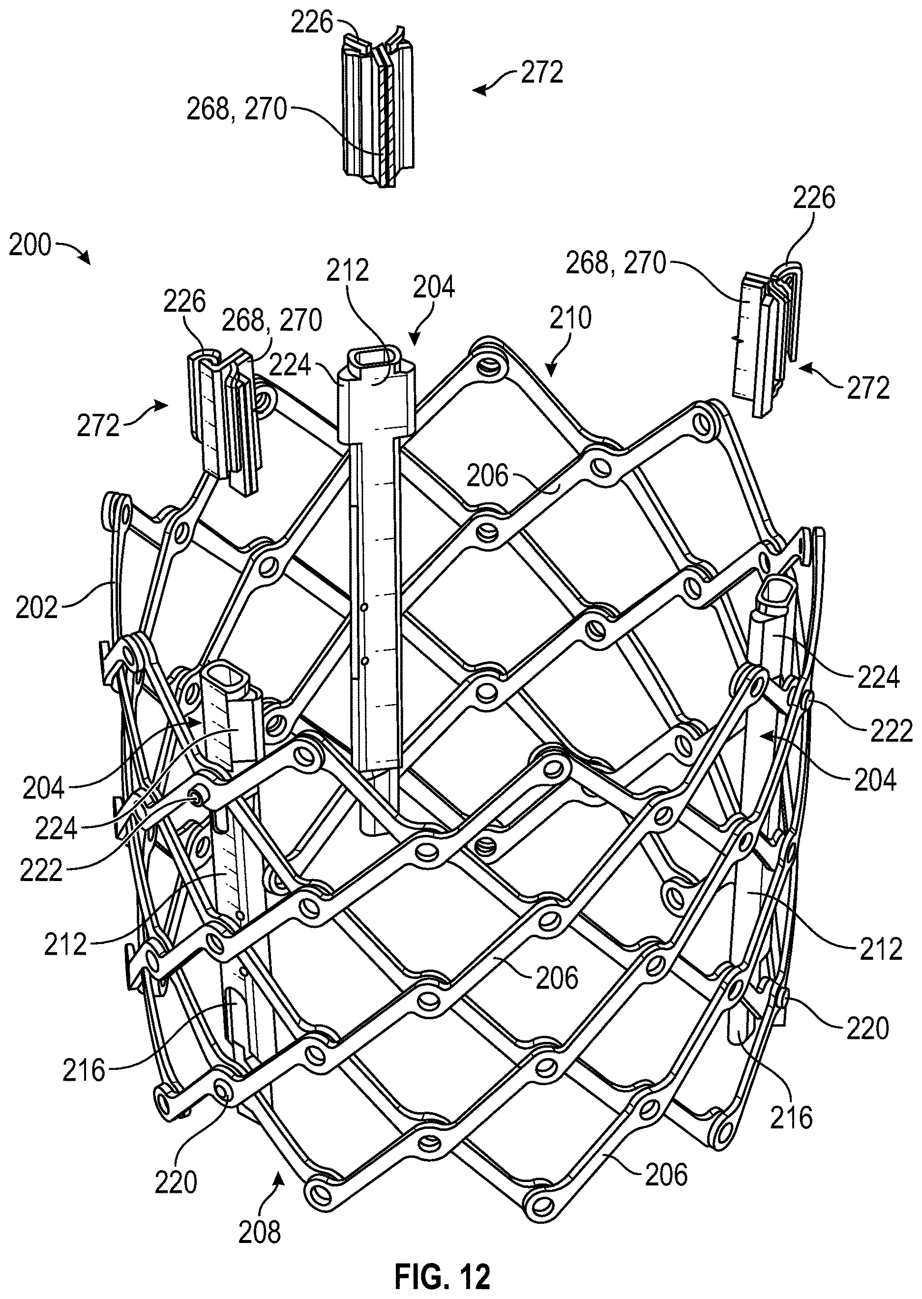 Patent US12611301 Figure 8 – Commissure locking member