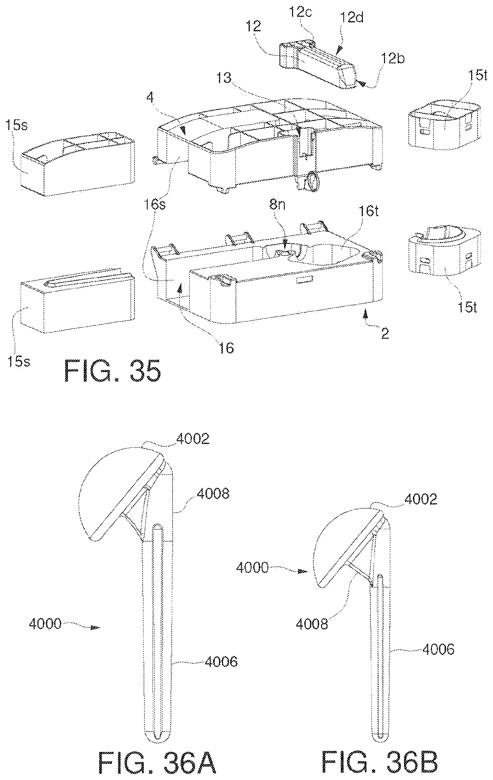Patent US12611308 Figure 12 – Mold with removable inserts for forming a spacer device for the replacement of a joint prosthesis