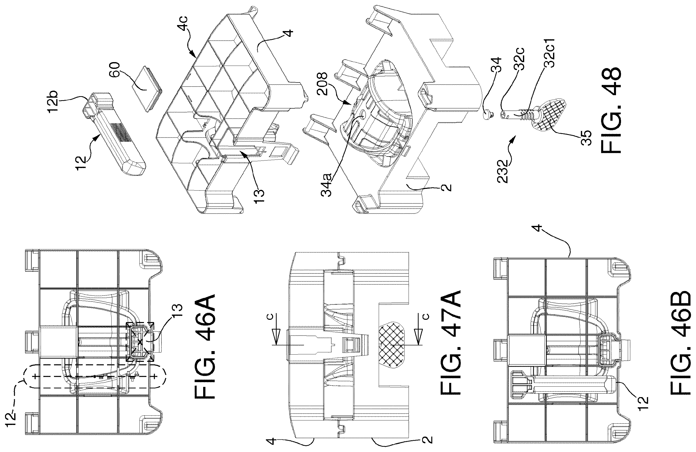 Patent US12611308 Figure 15 – Mold with removable inserts for forming a spacer device for the replacement of a joint prosthesis