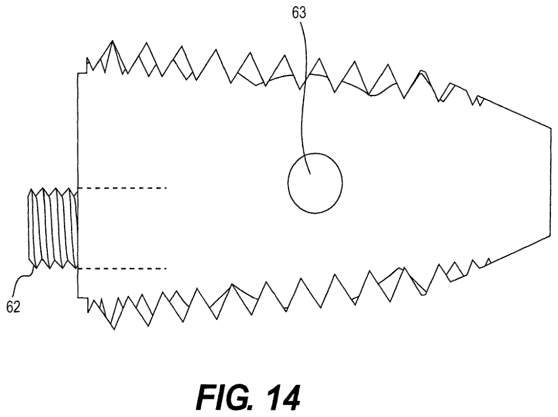 Patent US12611312 Figure 14 – Medical implant for fixation and integration with hard tissue