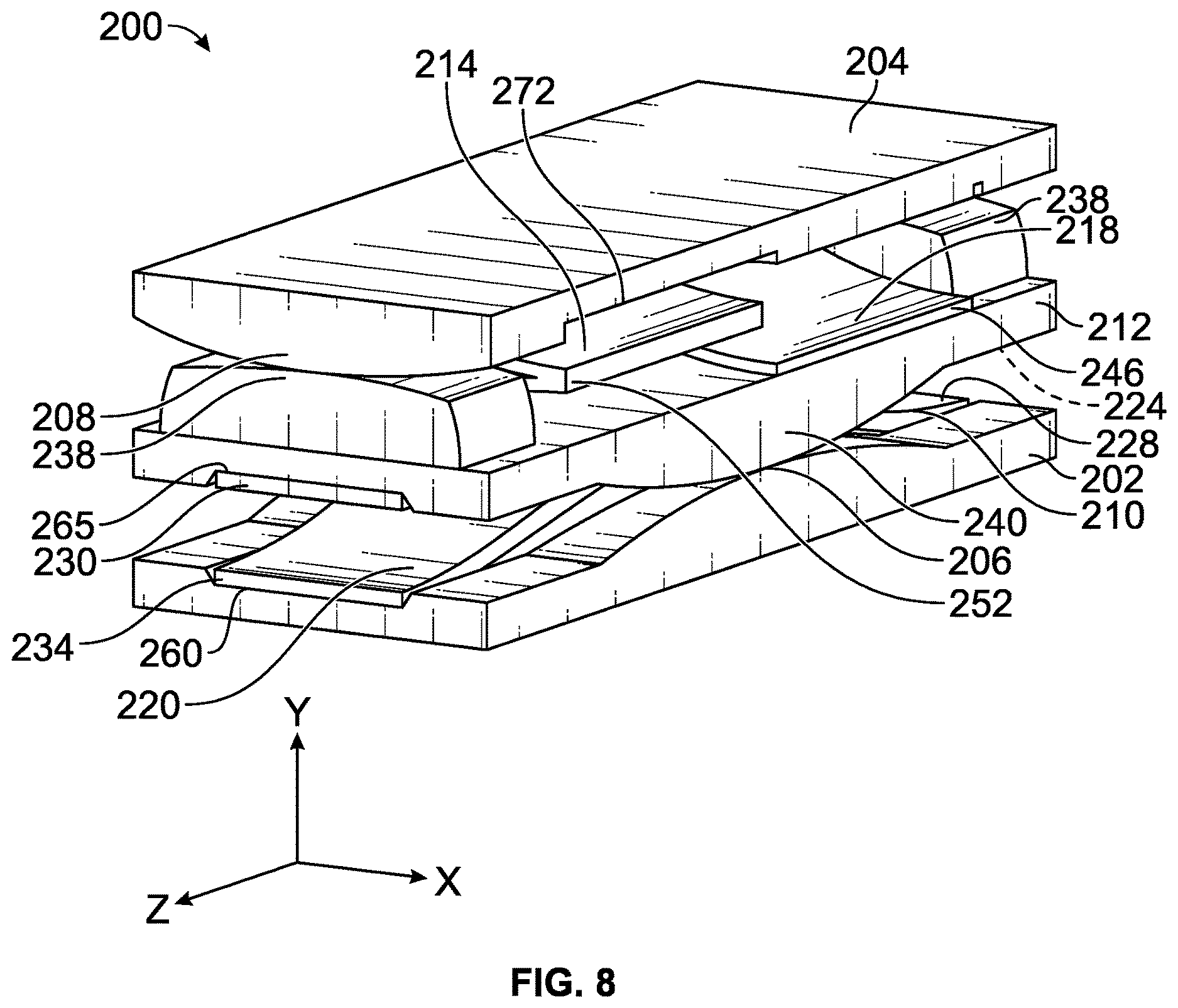 Patent US12611313 Figure 8 – Minimally invasive compliant devices for total lumbar disc replacement
