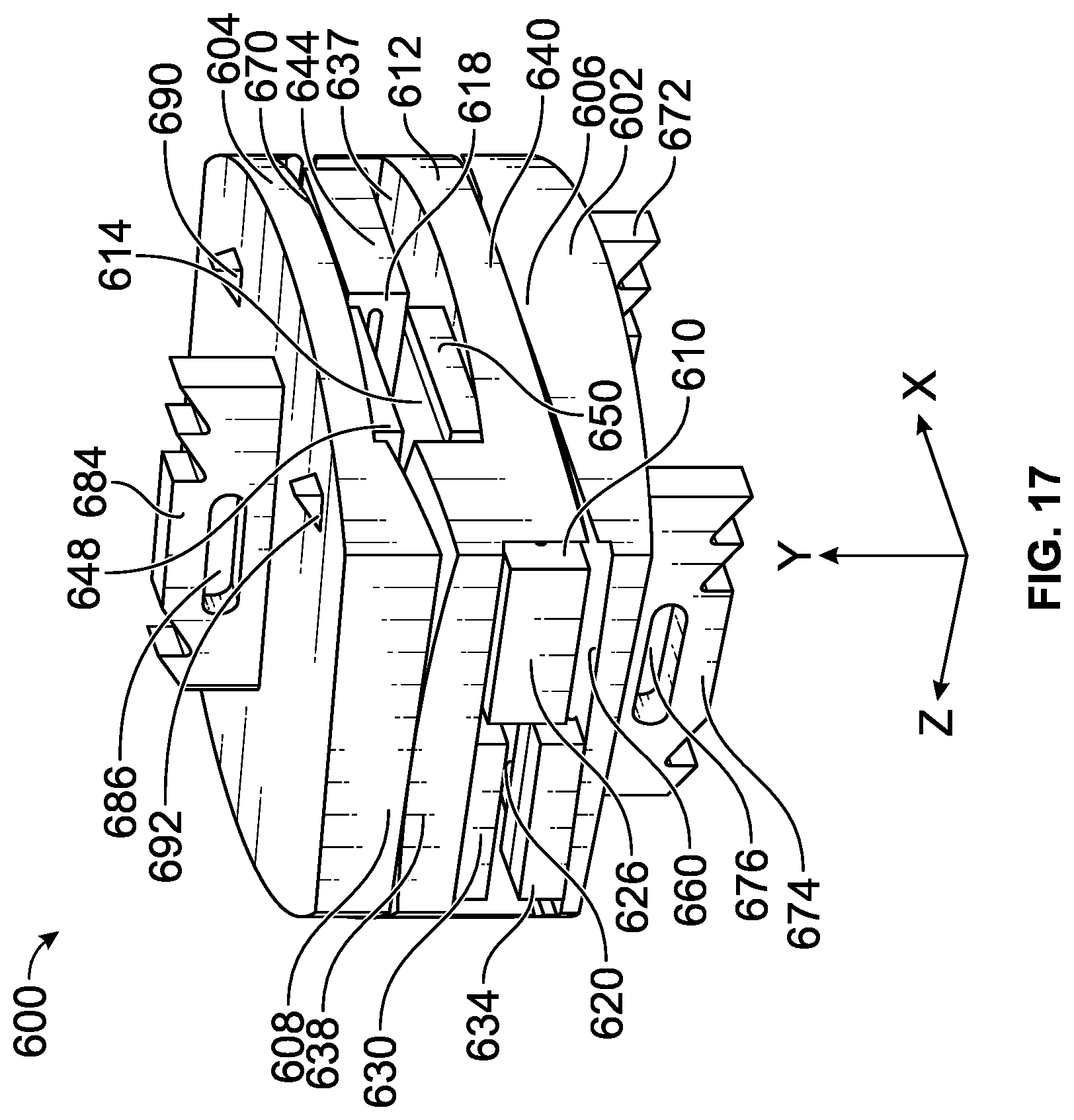 Patent US12611313 Figure 17 – Minimally invasive compliant devices for total lumbar disc replacement