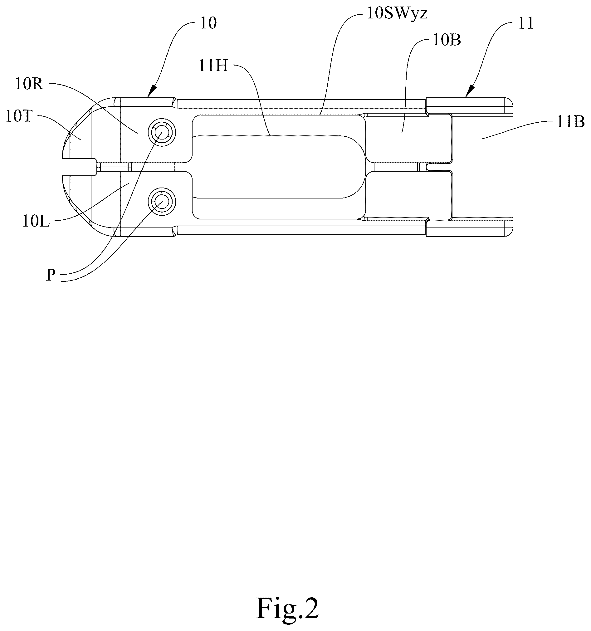 Patent US12611314 Figure 2 – Intervertebral implant and device and system comprising the same