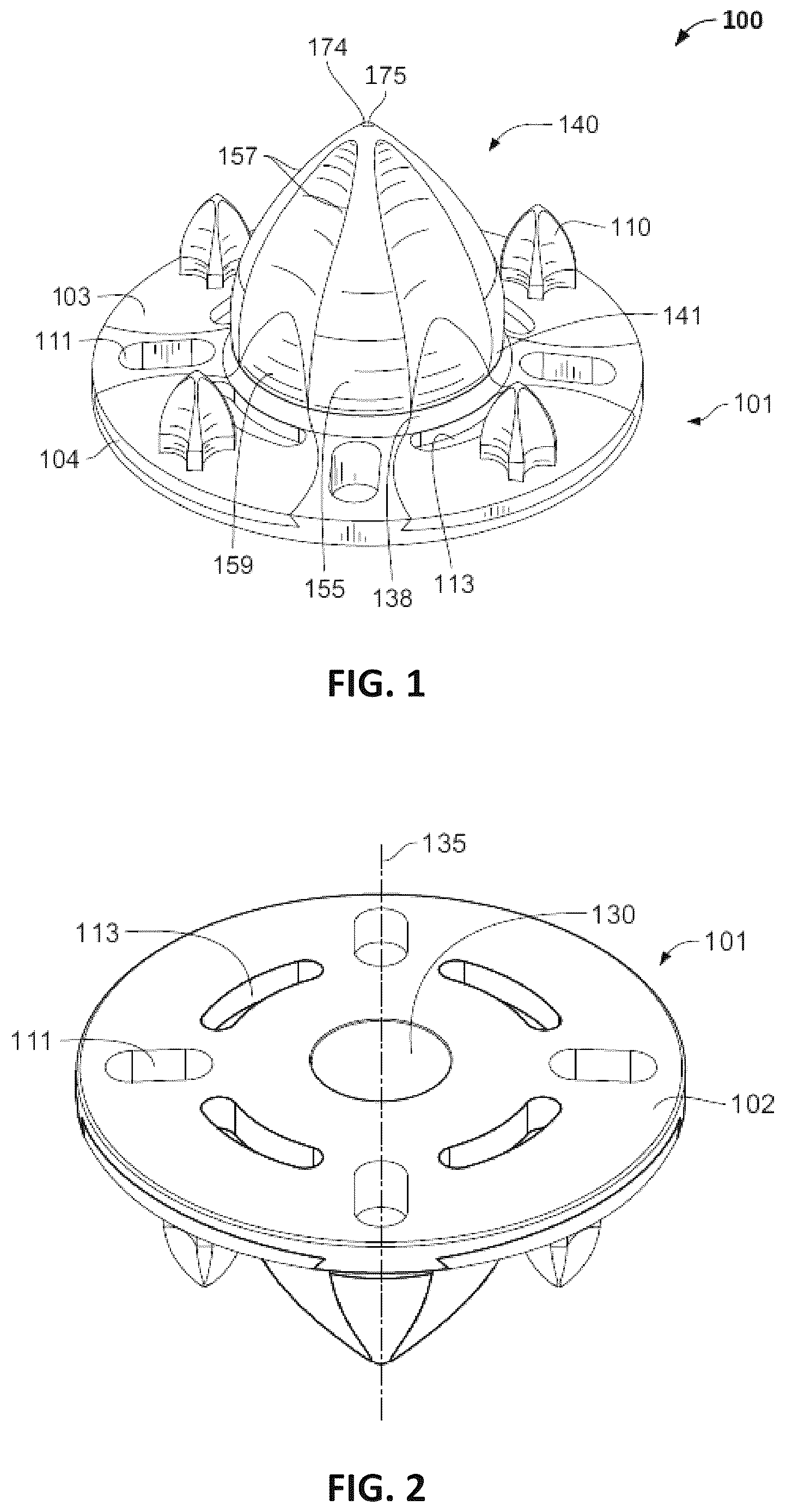 Patent US12611318 Figure 1 – Shoulder implant impactor with stabilization features