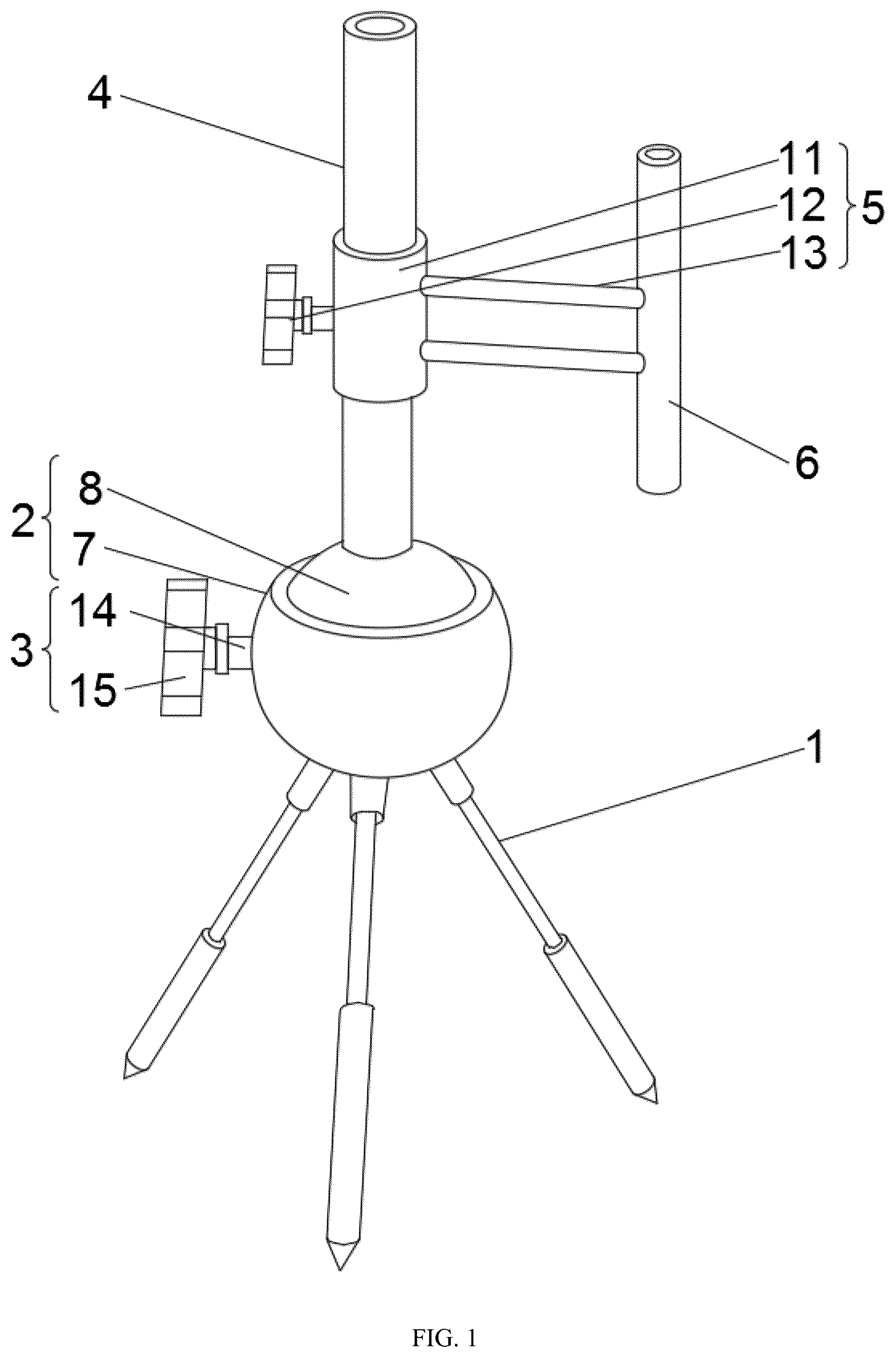 Patent US12611320 Figure 1 – Acetabular prosthesis angle positioning device and method for total hip arthroplasty