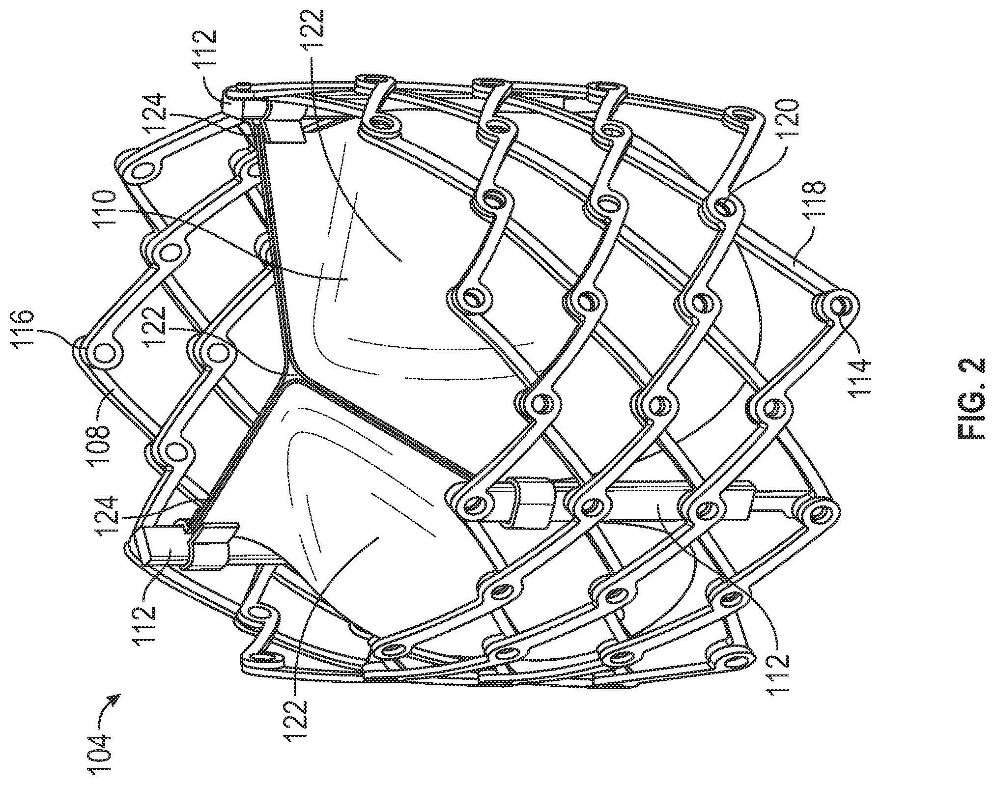 Patent US12611321 Figure 2 – Delivery apparatus having nosecone with pivotable end portion