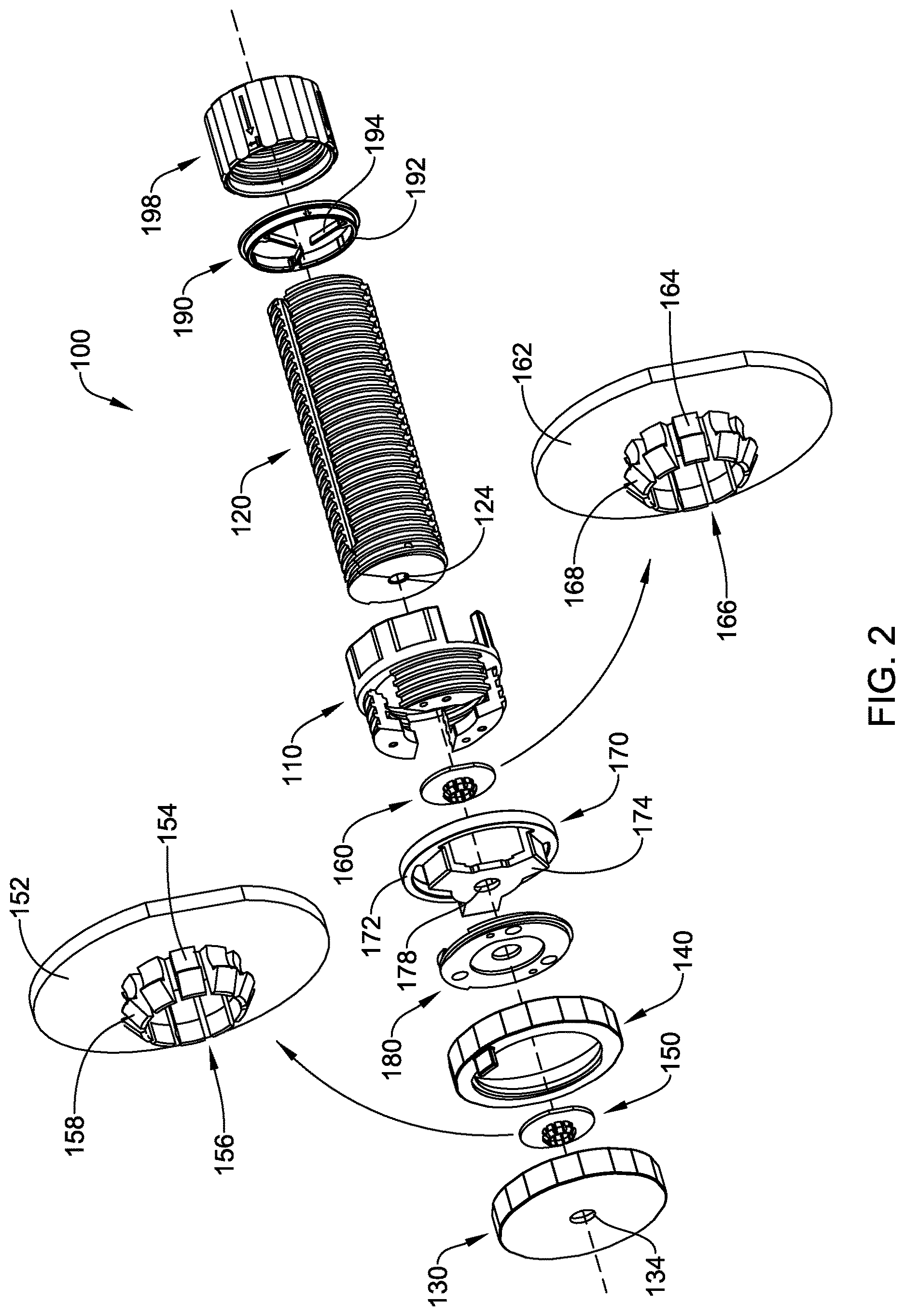 Patent US12611322 Figure 3 – Device and method for compressing and loading a stent