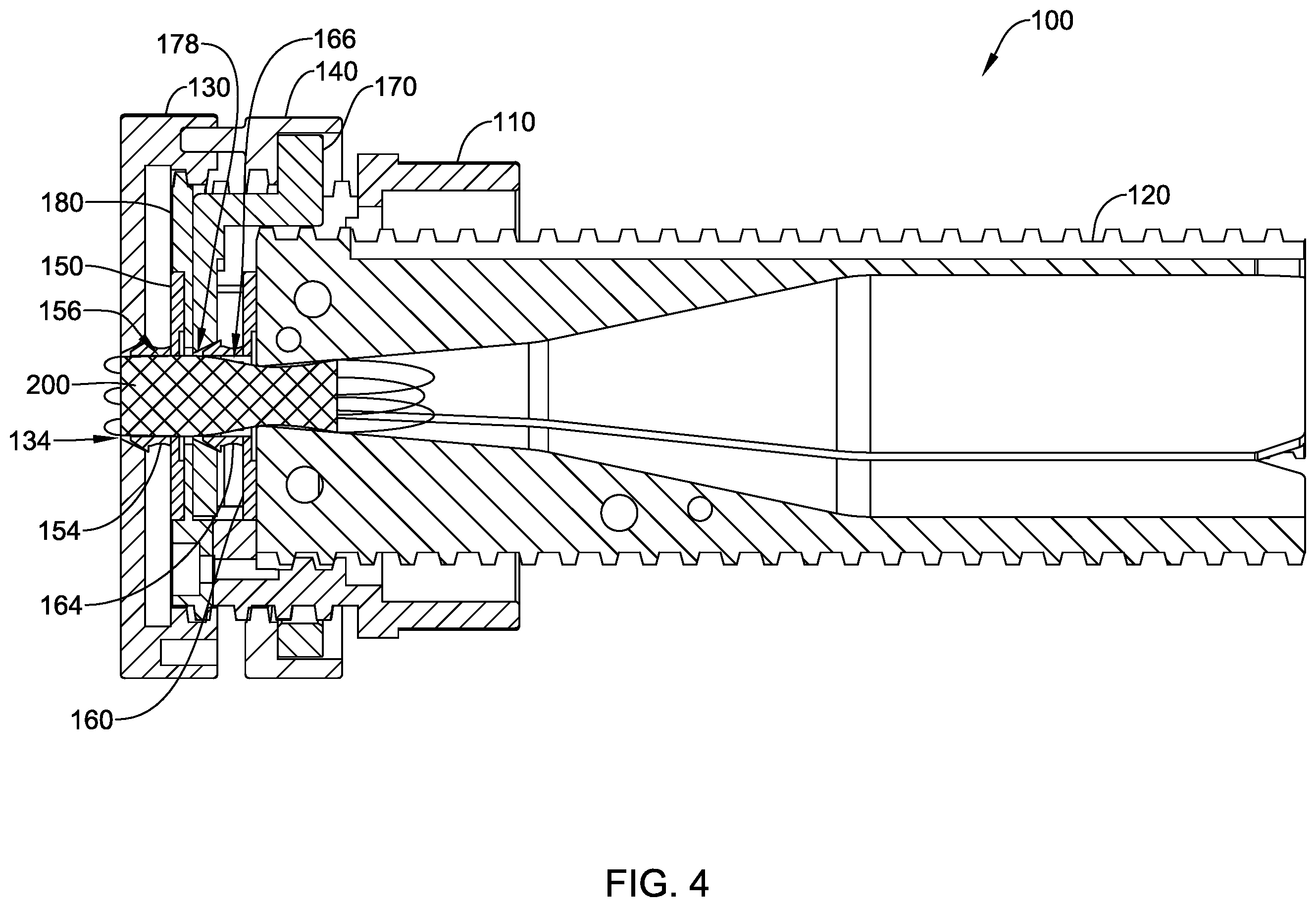 Patent US12611322 Figure 5 – Device and method for compressing and loading a stent