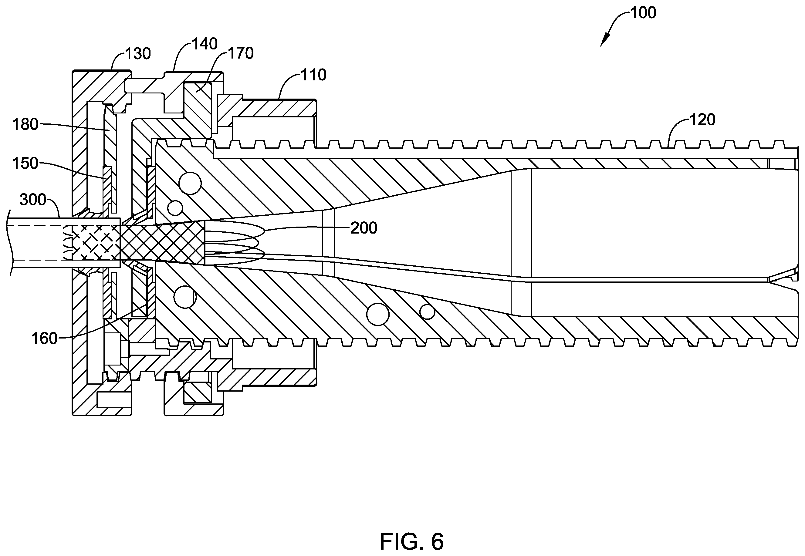 Patent US12611322 Figure 7 – Device and method for compressing and loading a stent