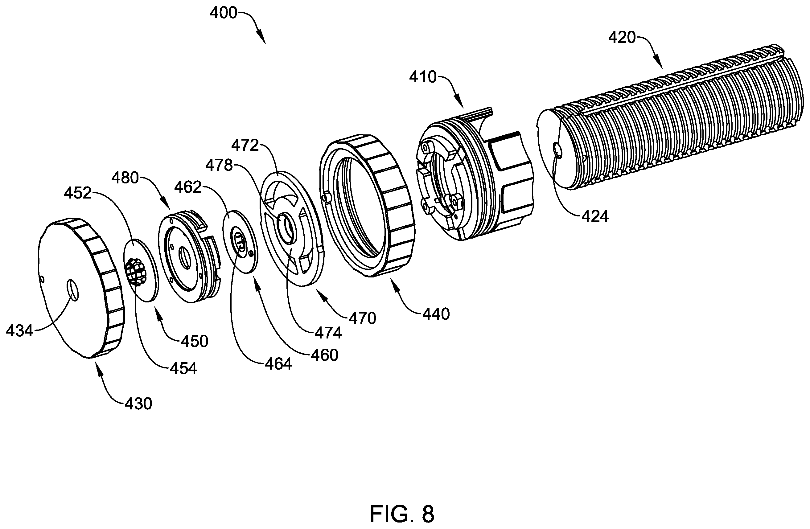 Patent US12611322 Figure 9 – Device and method for compressing and loading a stent