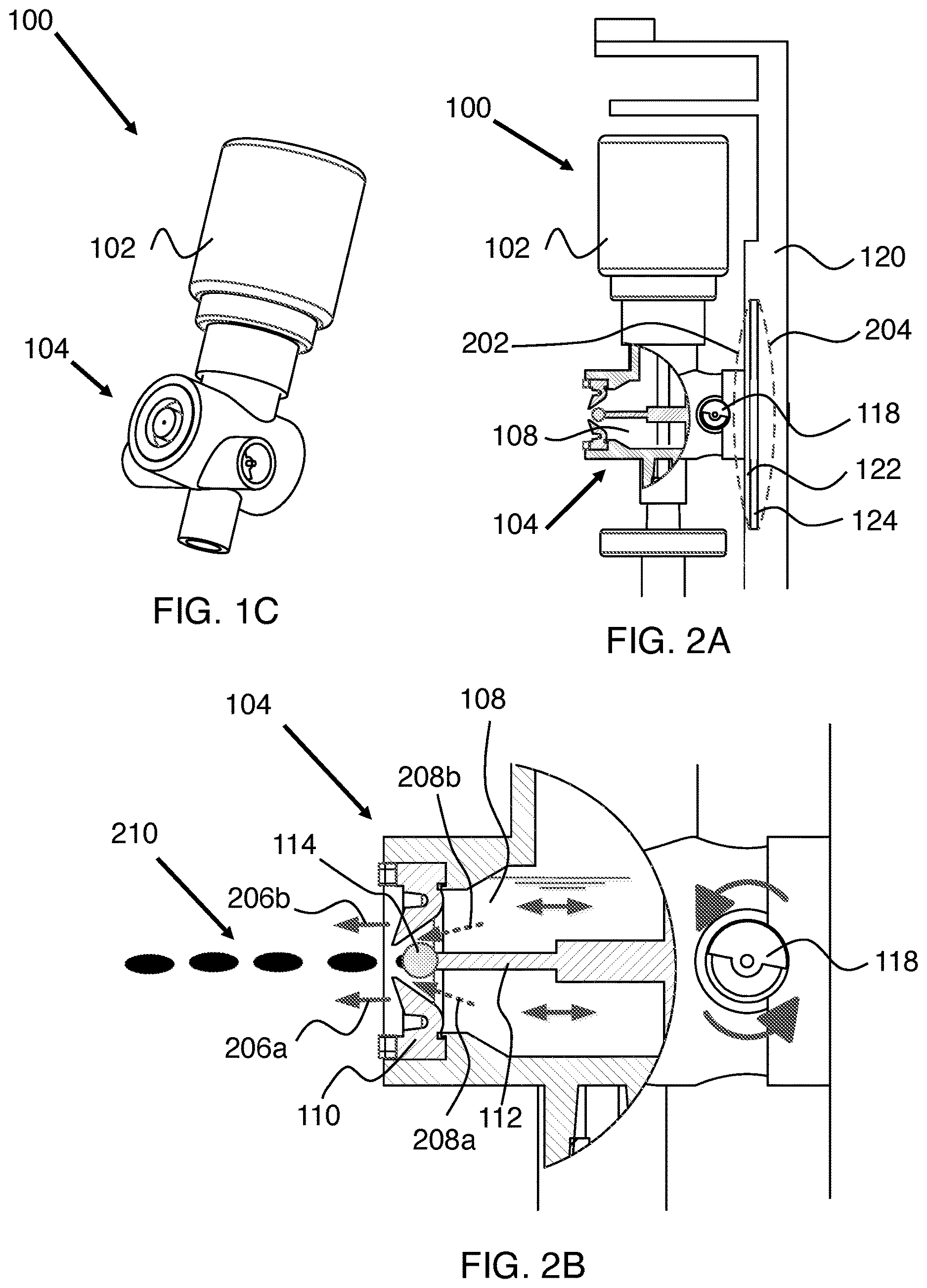 Patent US12611326 Figure 2 – Hydrodynamically actuated preservative free dispensing system having a collapsible liquid reservoir