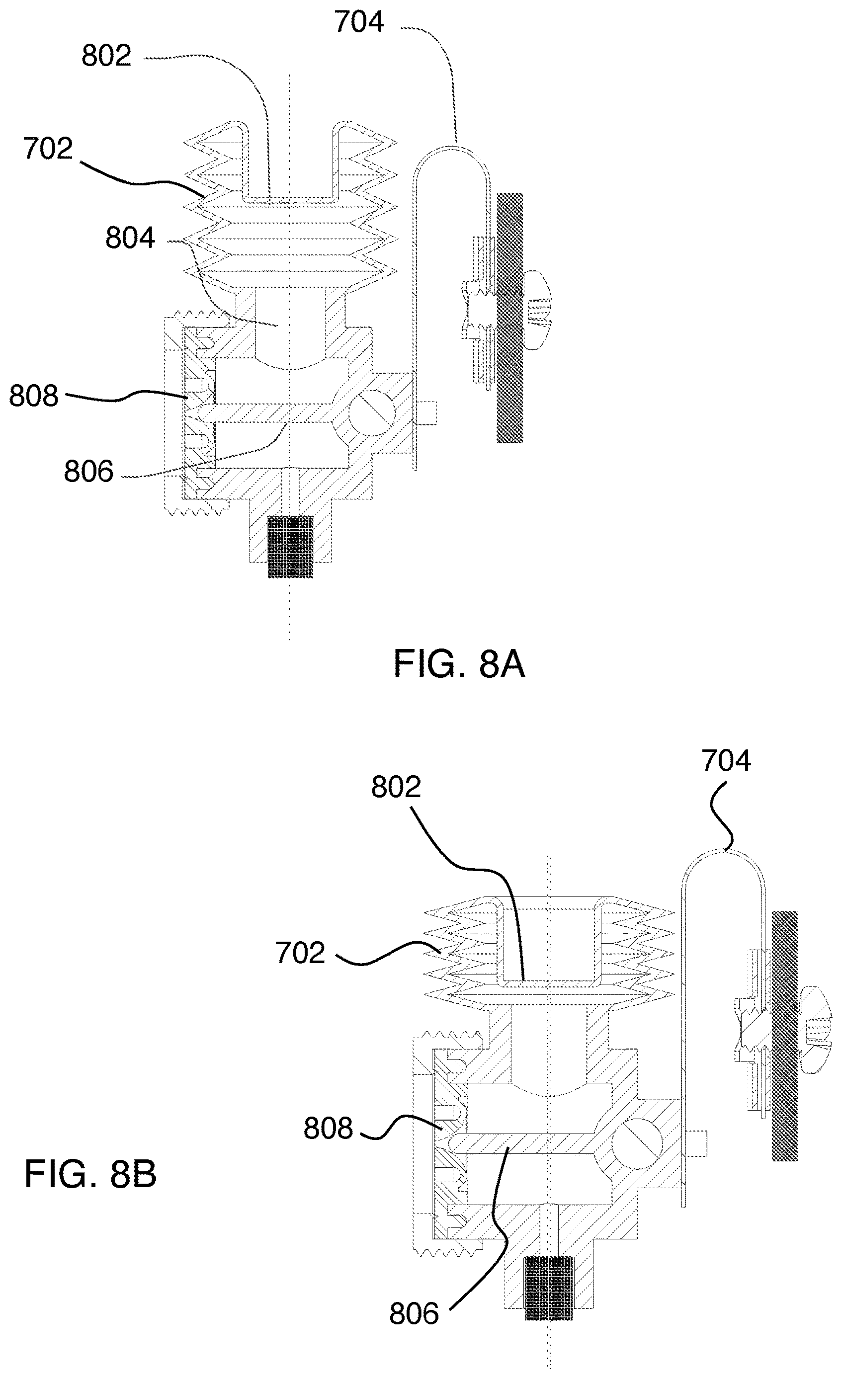 Patent US12611326 Figure 8 – Hydrodynamically actuated preservative free dispensing system having a collapsible liquid reservoir