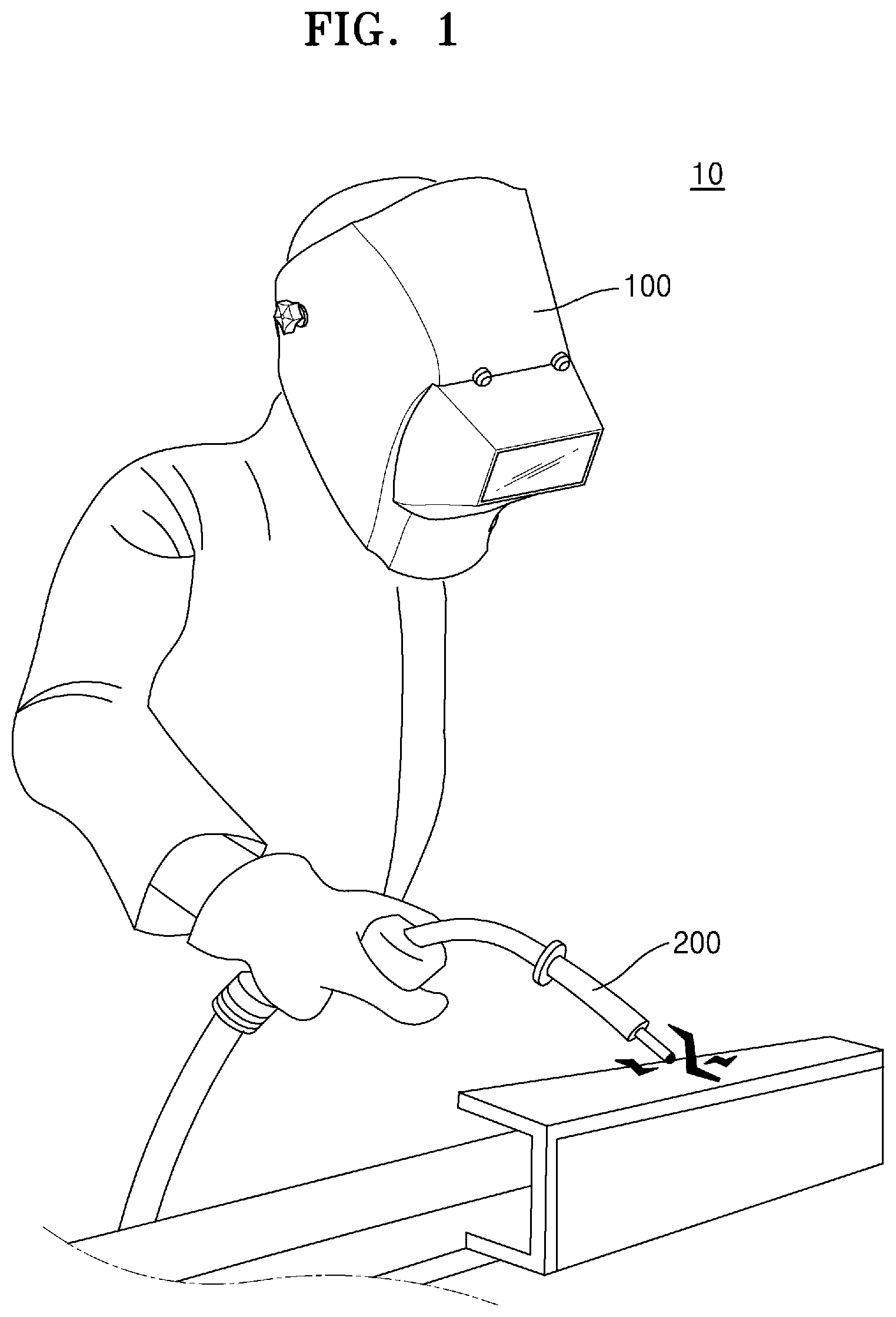 Patent US12611332 Figure 1 – Welding information providing apparatus