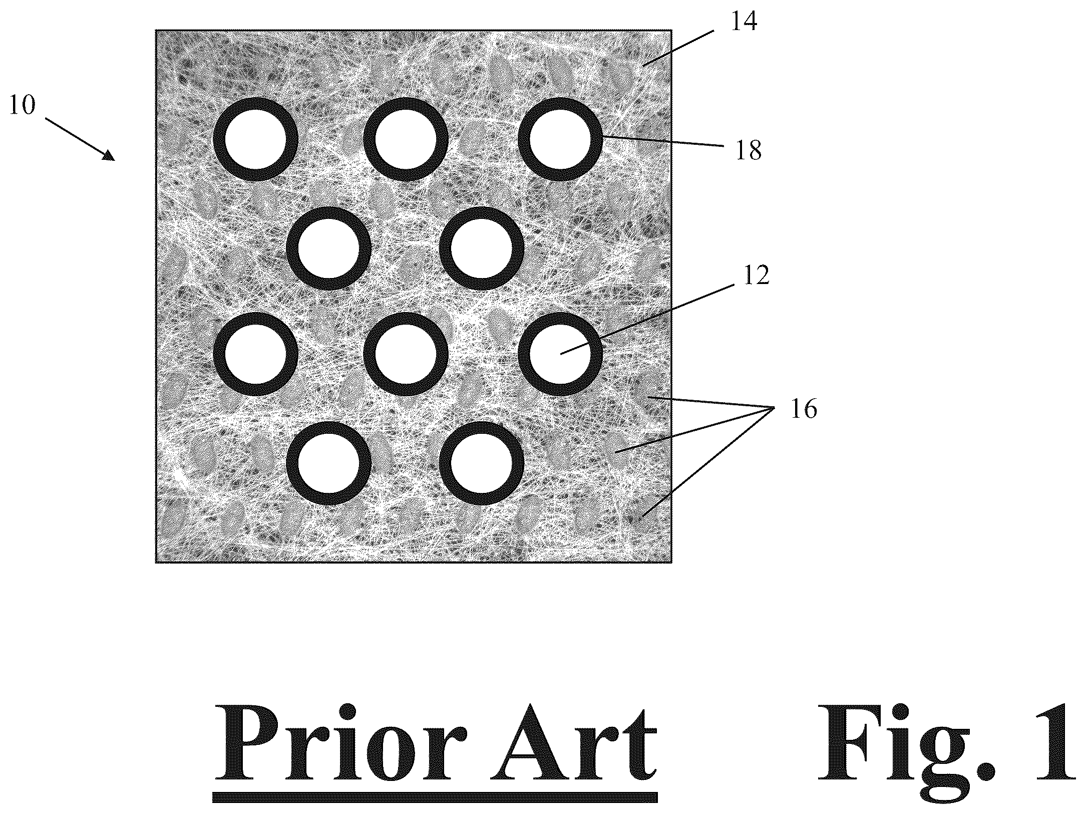 Patent US12611336 Figure 1 – Hydro-enlarged, apertured non-woven web and method of making same