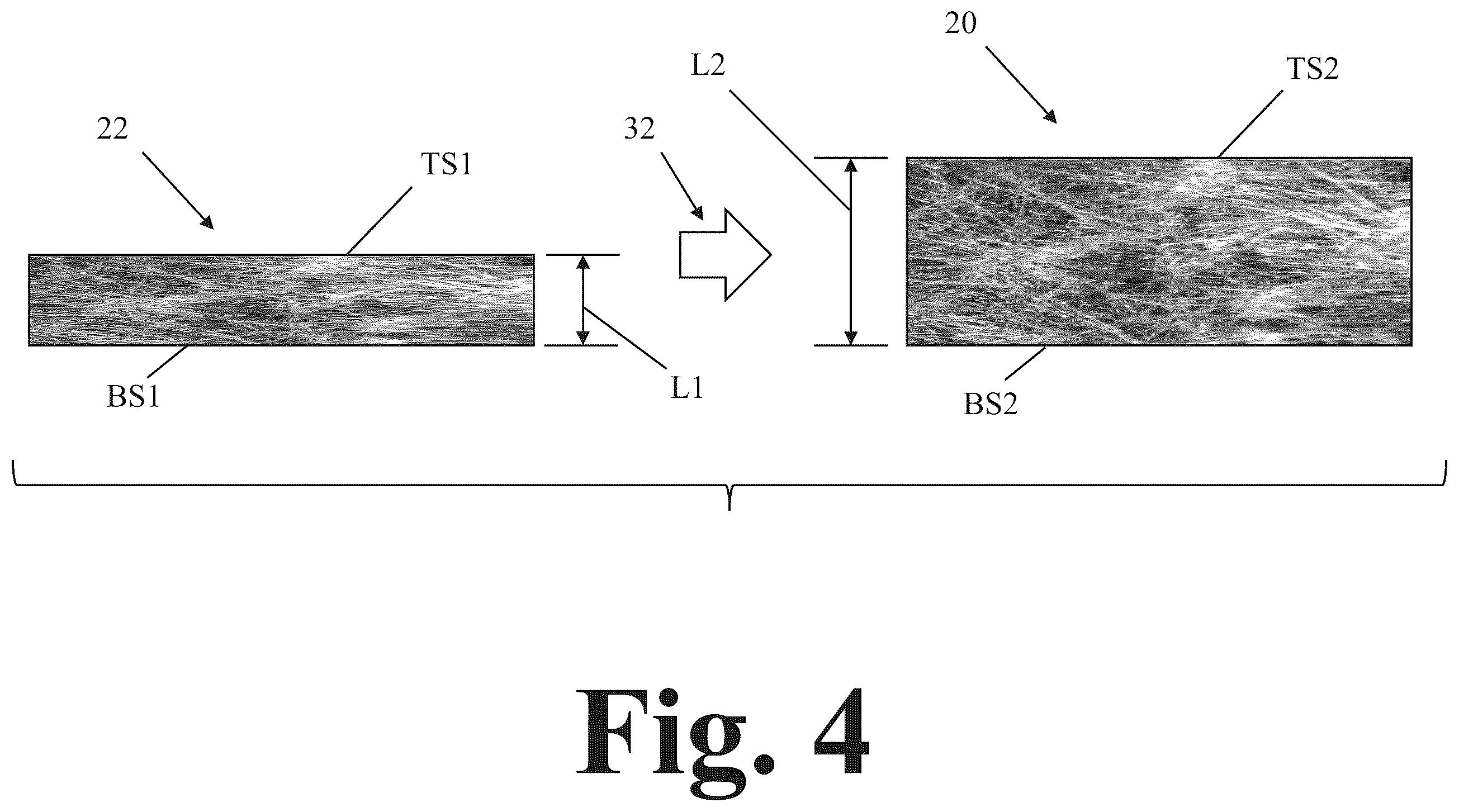 Patent US12611336 Figure 4 – Hydro-enlarged, apertured non-woven web and method of making same