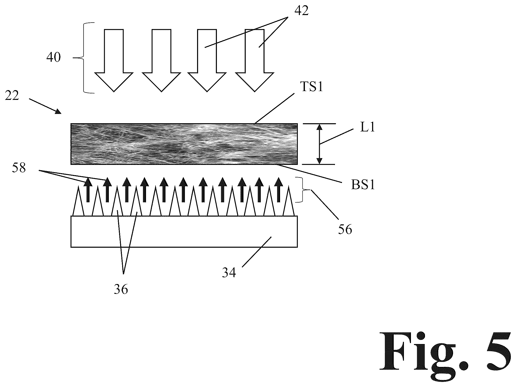 Patent US12611336 Figure 5 – Hydro-enlarged, apertured non-woven web and method of making same