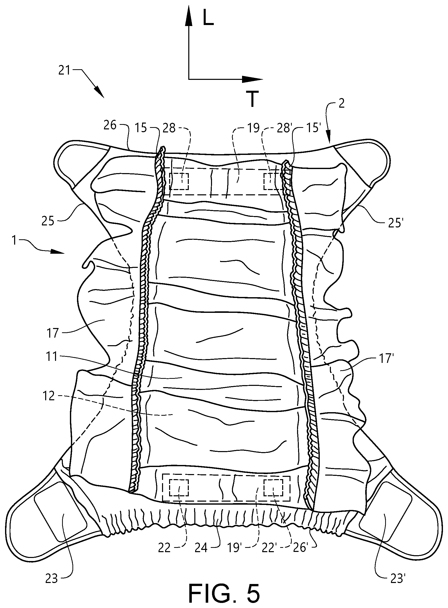 Patent US12611340 Figure 4 – Absorbent insert