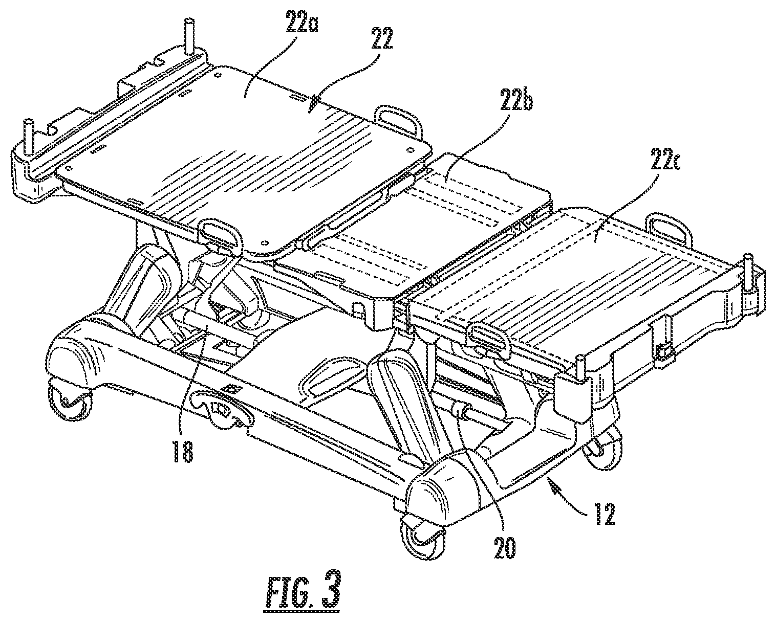 Patent US12611345 Figure 3 – Patient support with improved control