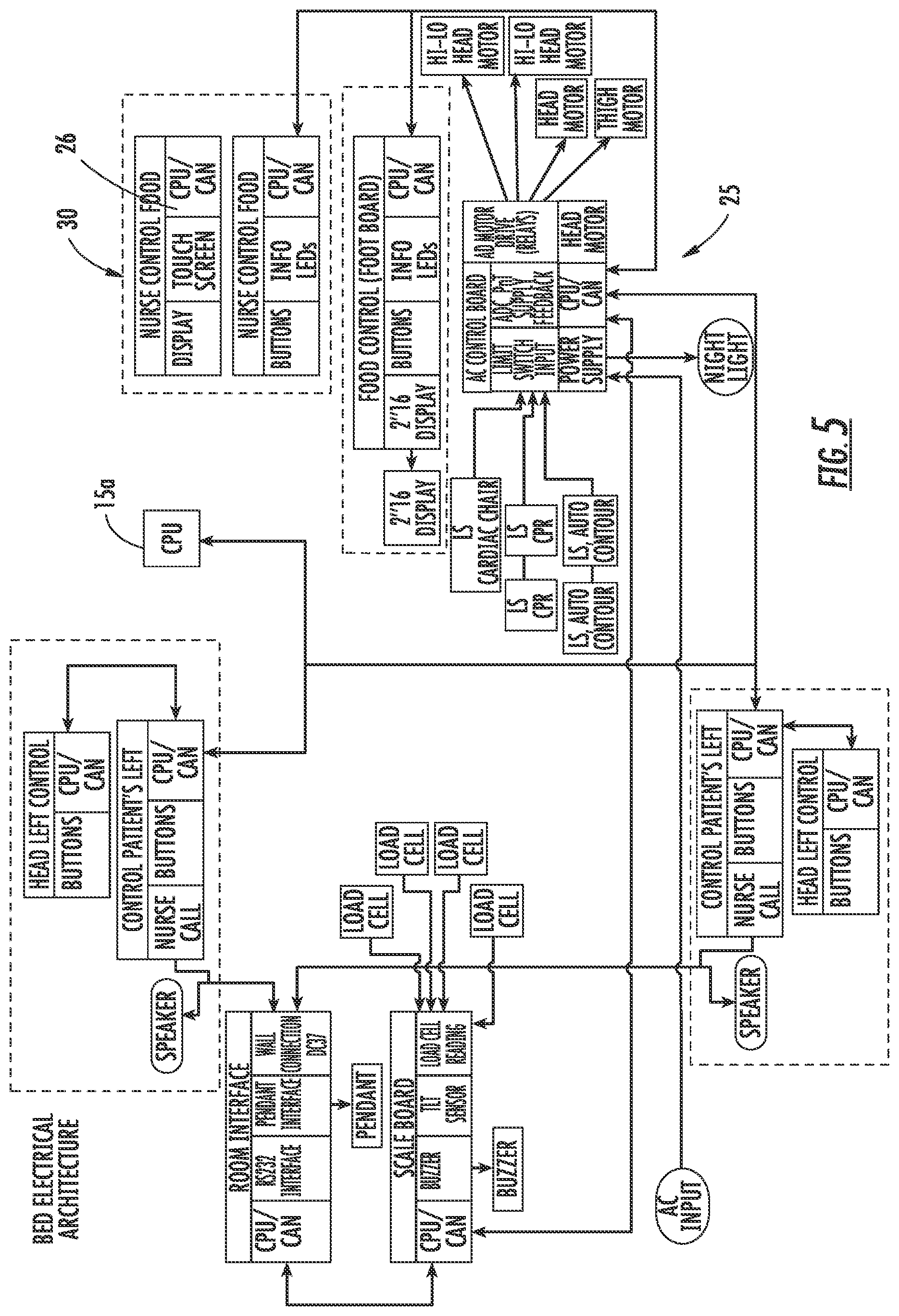 Patent US12611345 Figure 5 – Patient support with improved control