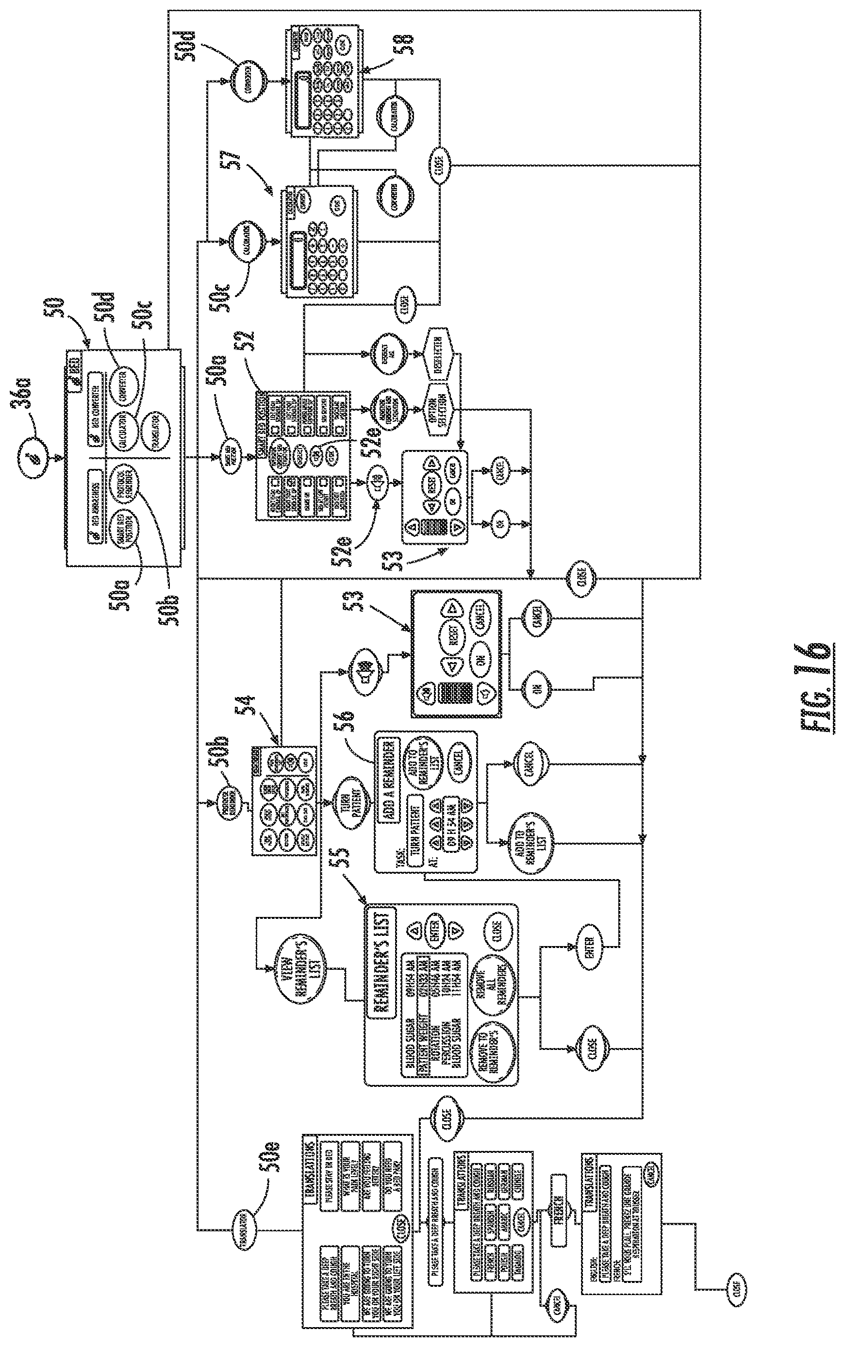 Patent US12611345 Figure 16 – Patient support with improved control