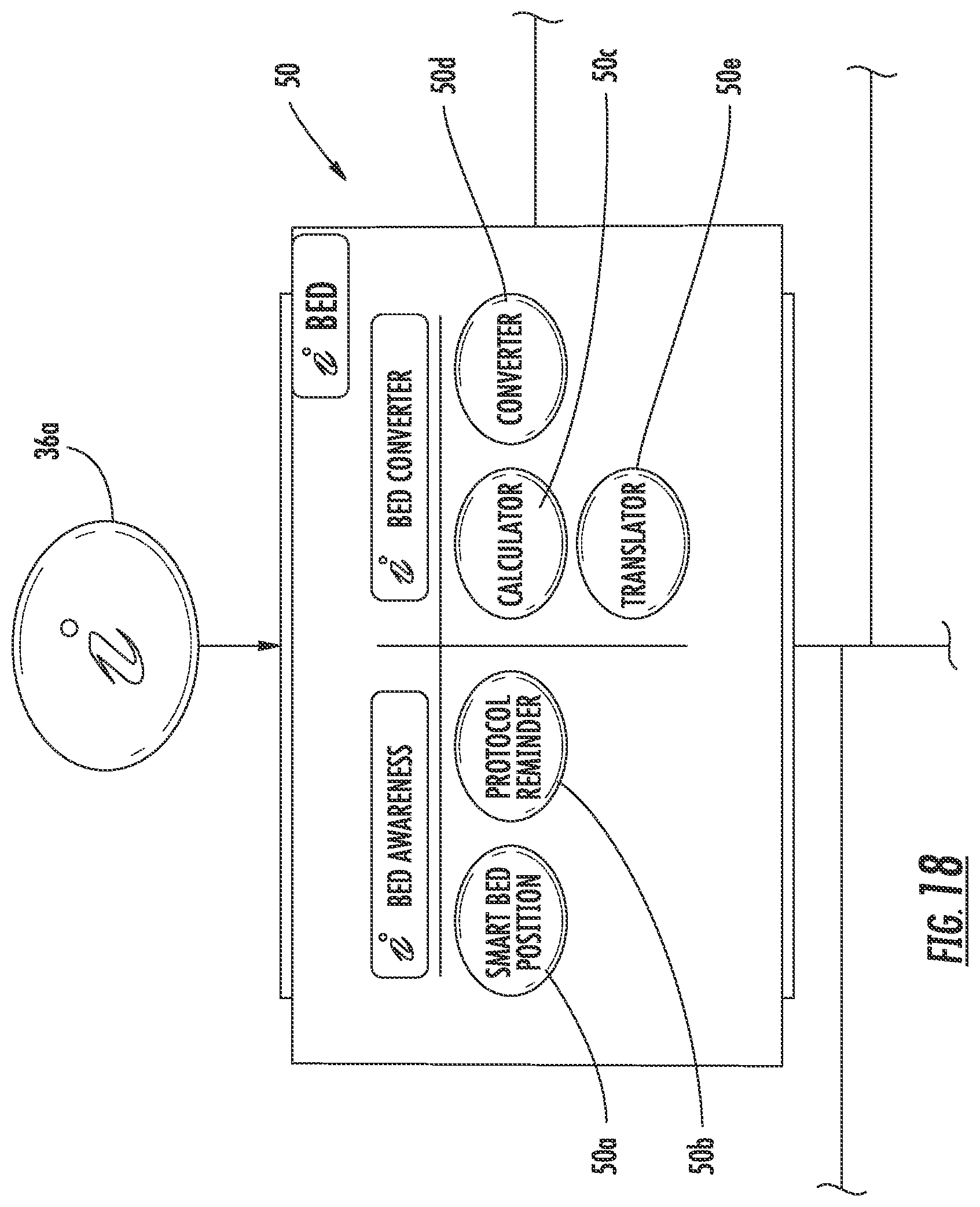 Patent US12611345 Figure 18 – Patient support with improved control
