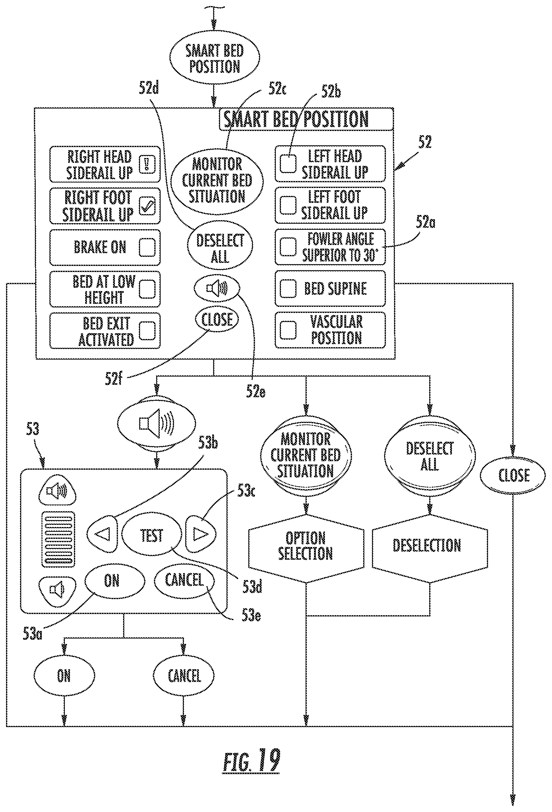 Patent US12611345 Figure 19 – Patient support with improved control