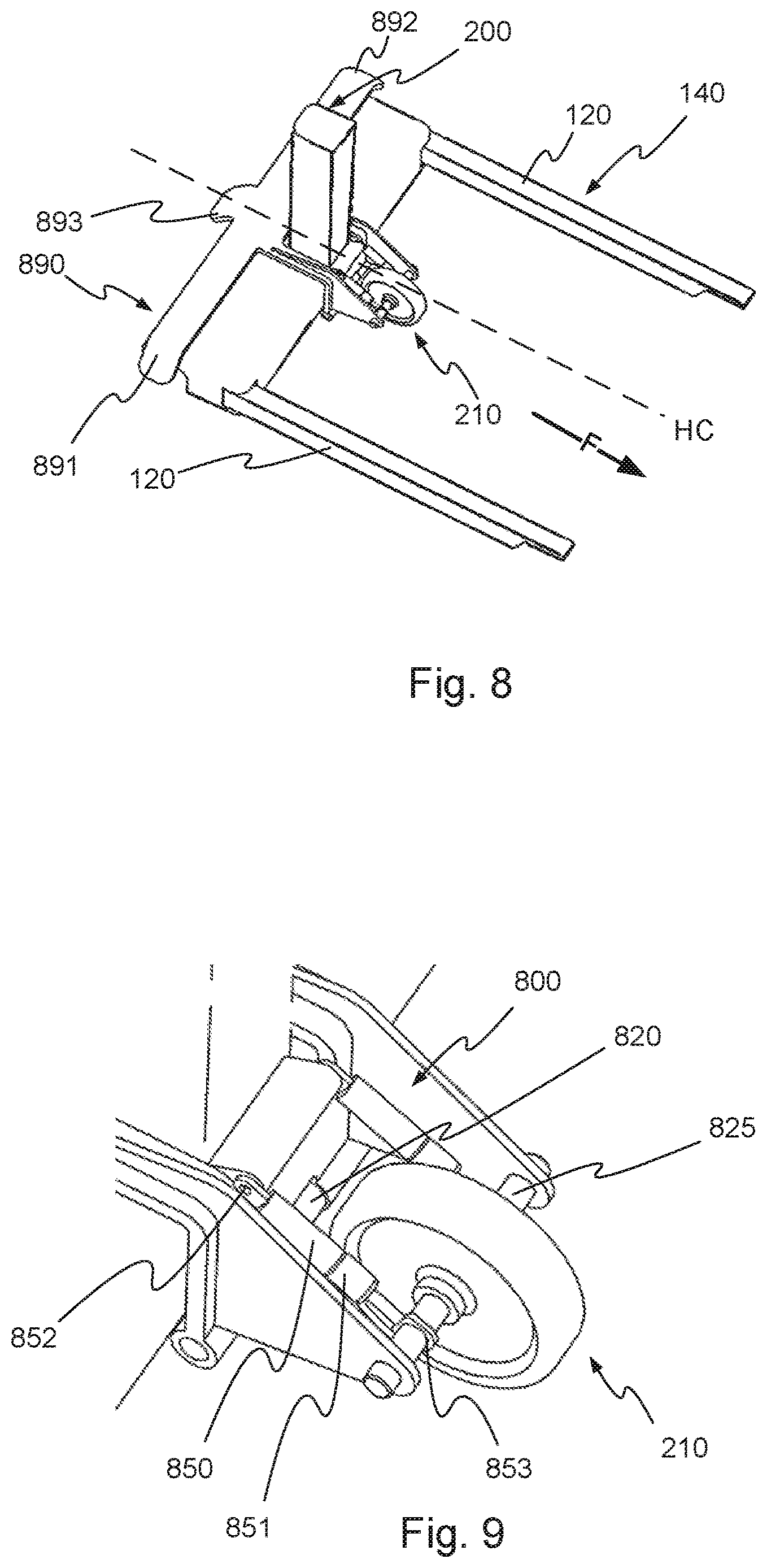 Patent US12611348 Figure 8 – Patient transfer device
