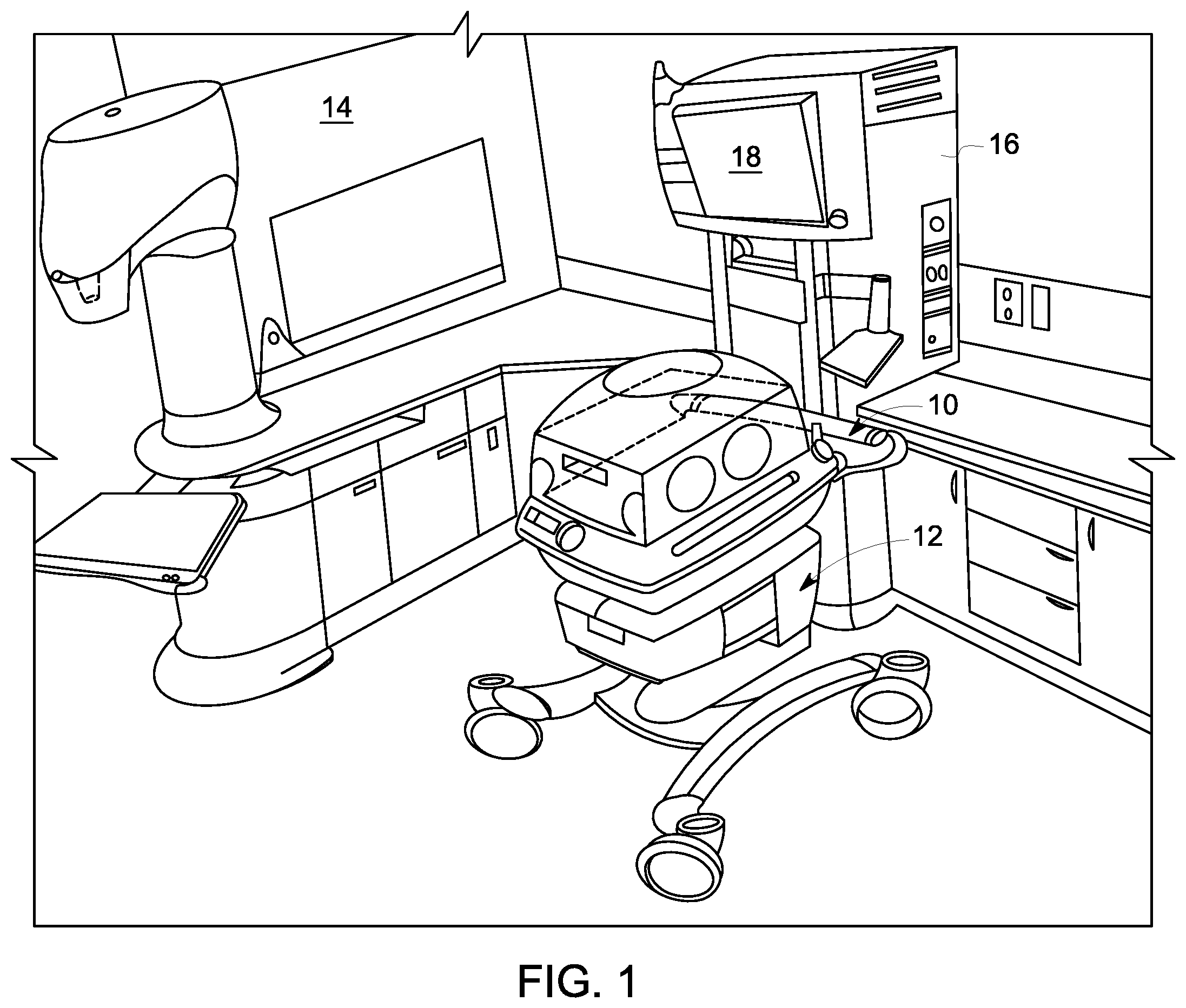 Patent US12611350 Figure 1 – Neonatal care system and control method